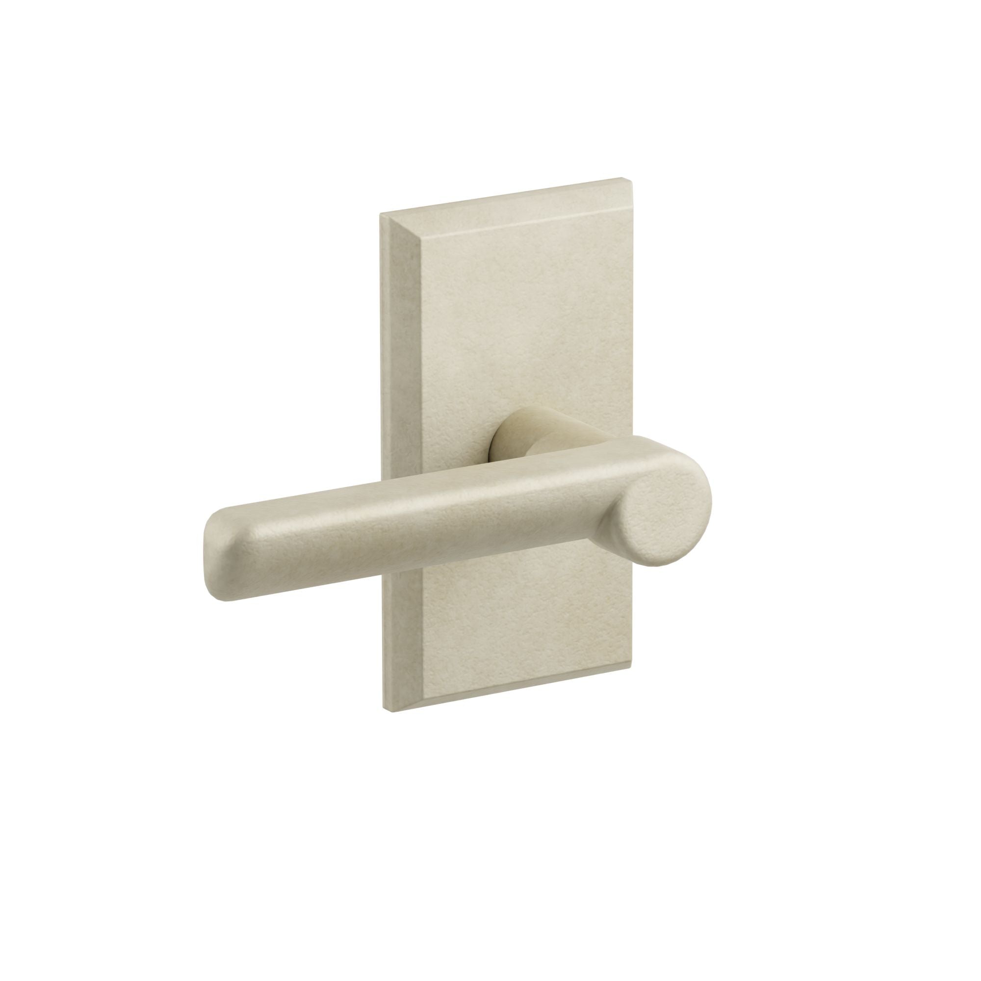 Emtek Aurora Lever Set with Sandcast Bronze #3 Rosette