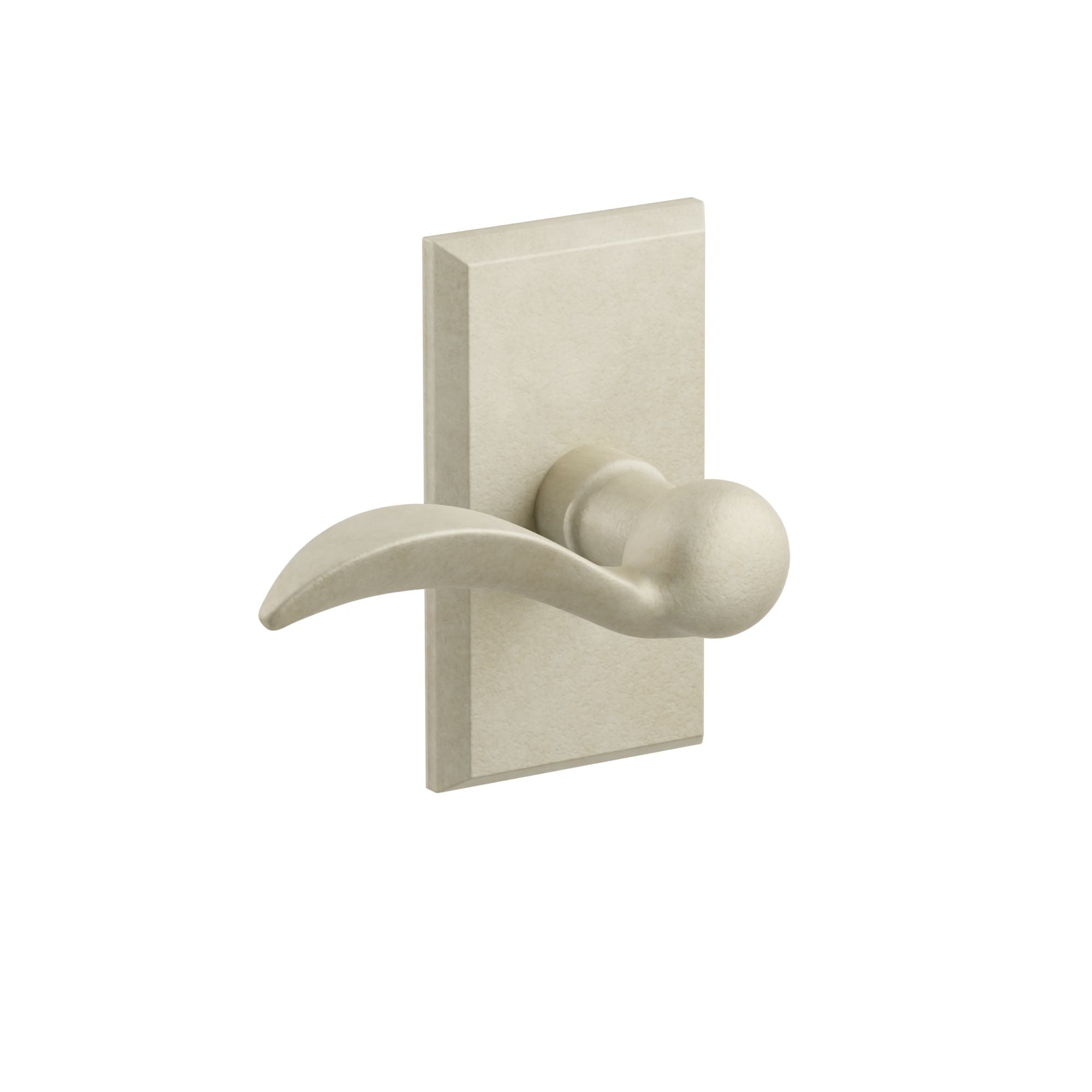 Emtek Concealed Fastener Durango Lever Set with Sandcast Bronze #3 Rosette