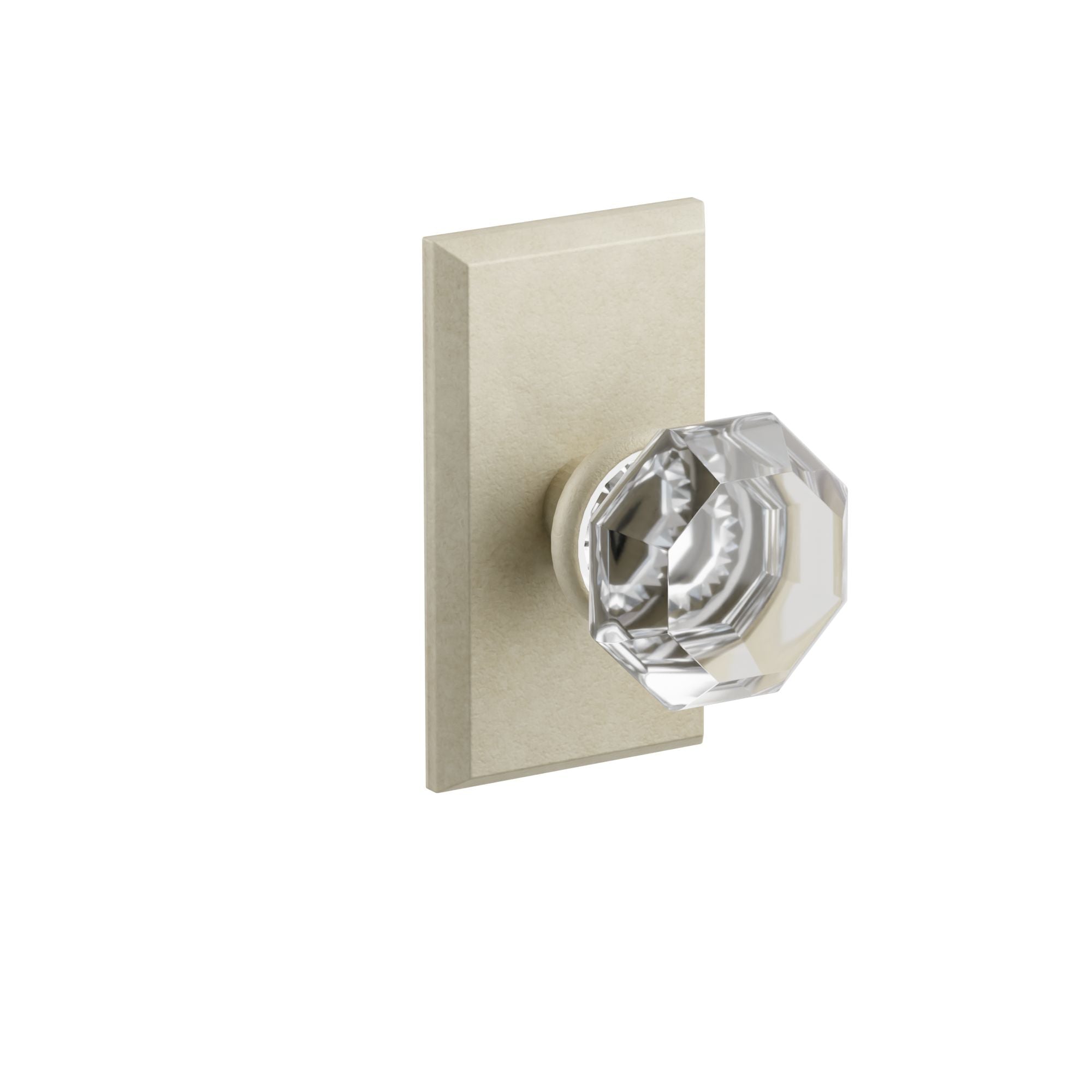 Emtek Concealed Fastener Old Town Knob Set with Sandcast Bronze #3 Rosette