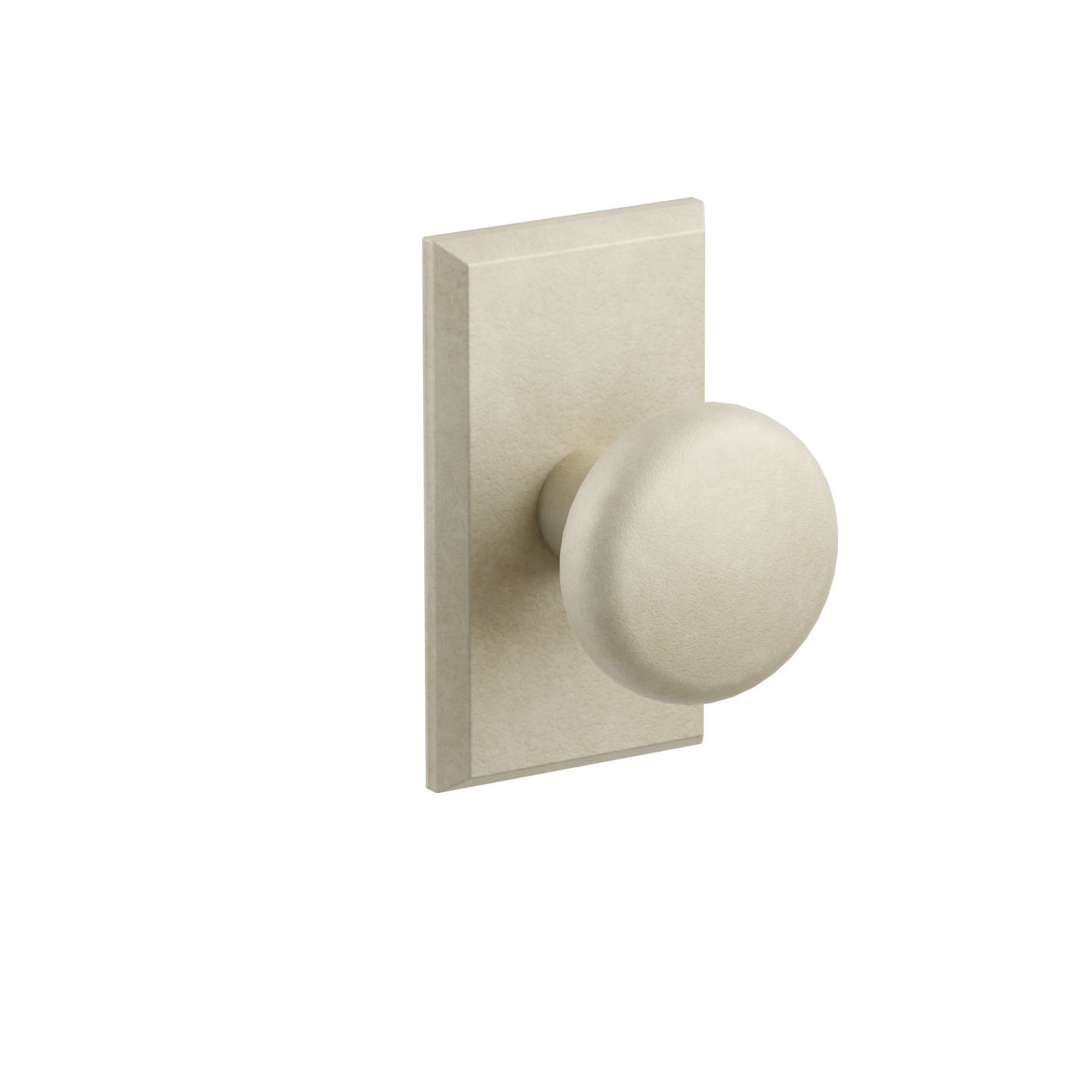 Emtek Concealed Fastener Winchester Knob Set with Sandcast Bronze #3 Rosette