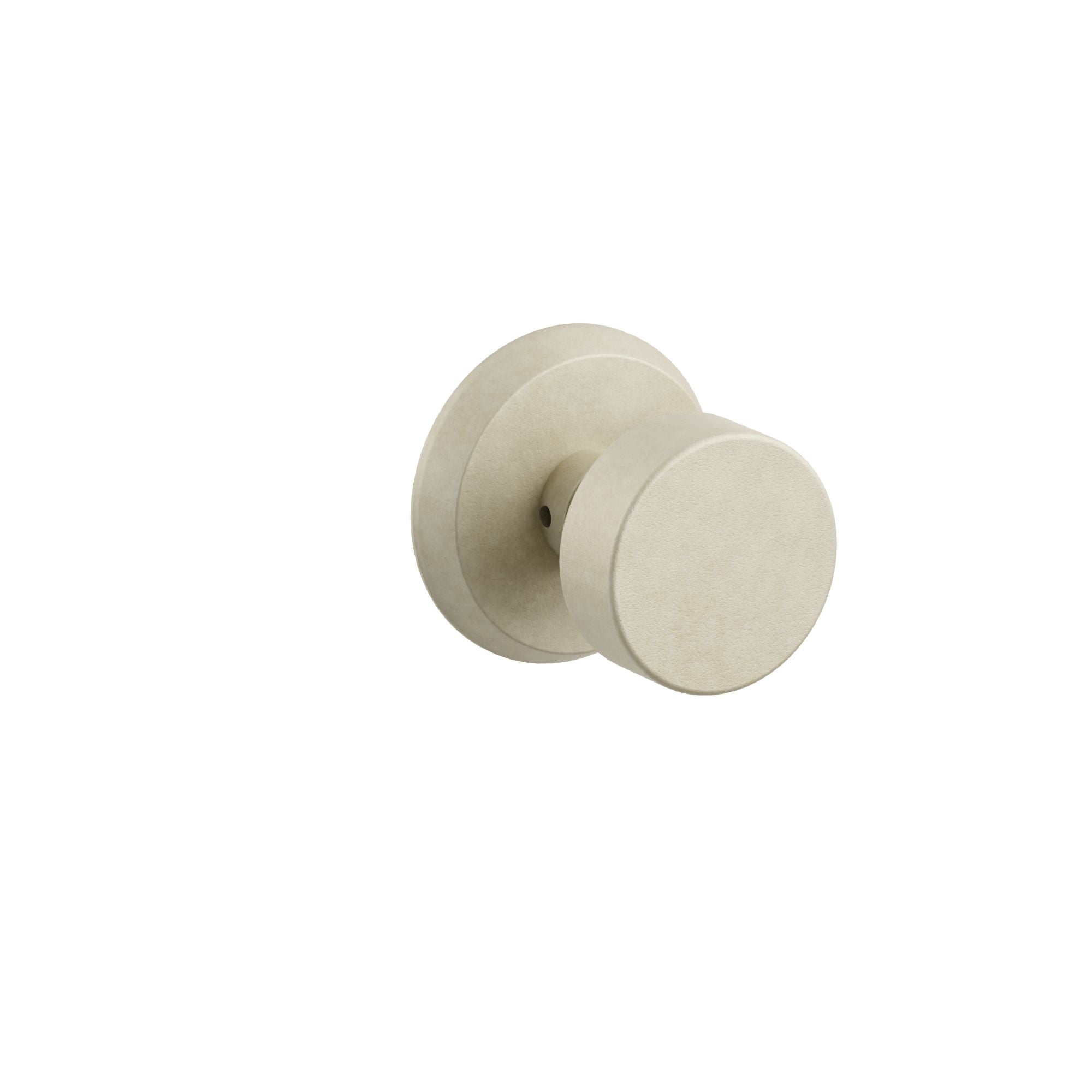 Emtek Concealed Fastener Round Knob Set with Sandcast Bronze #2 Rosette