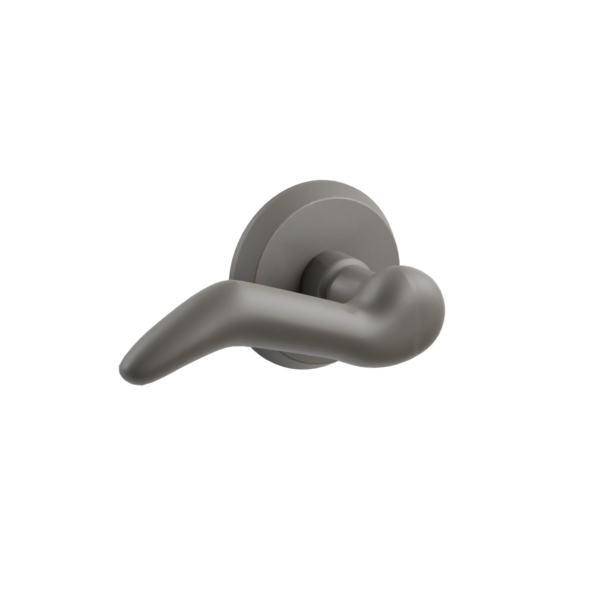 Emtek Concealed Fastener Cody Lever Set with Sandcast Bronze #2 Rosette