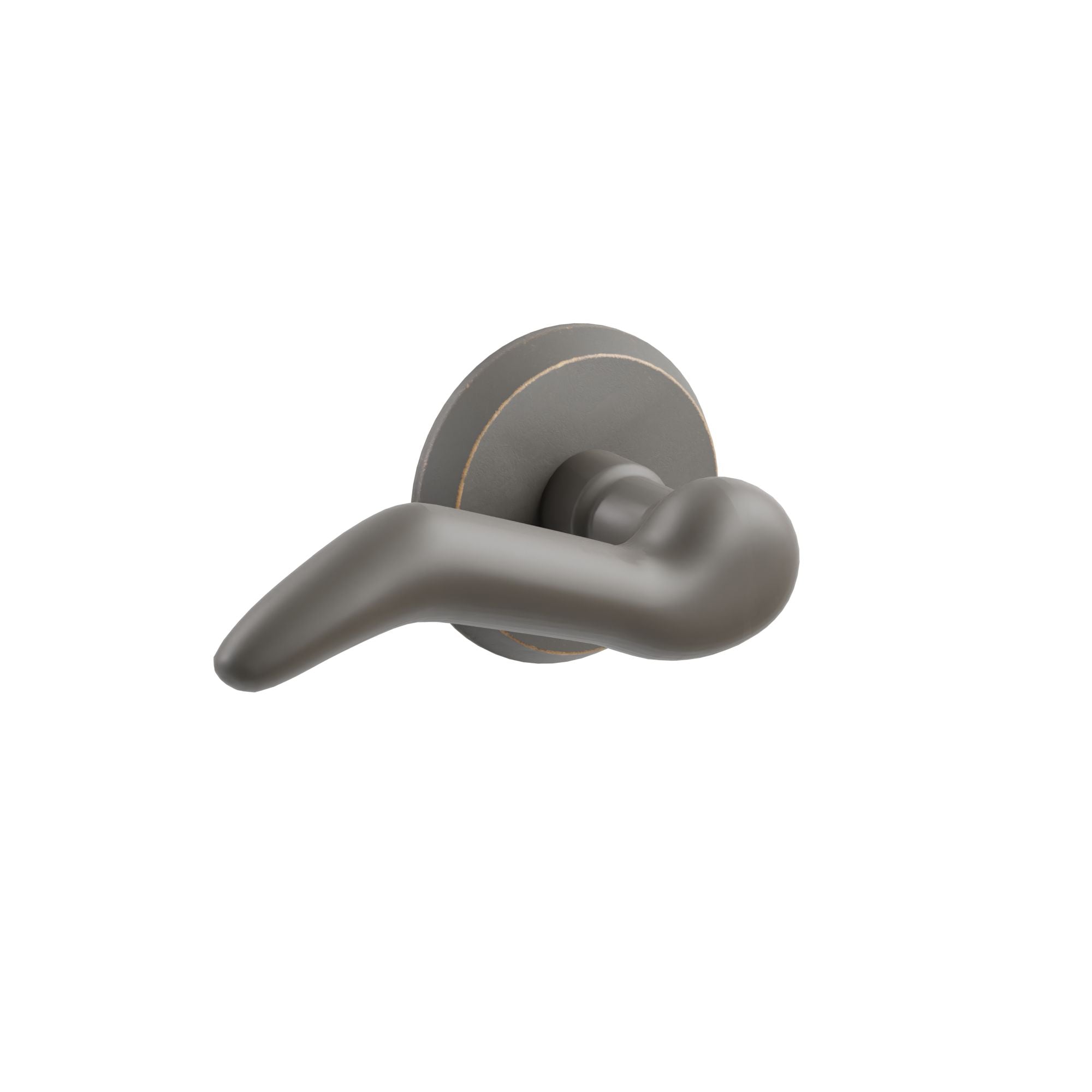 Emtek Cody Lever Set with Sandcast Bronze #2 Rosette