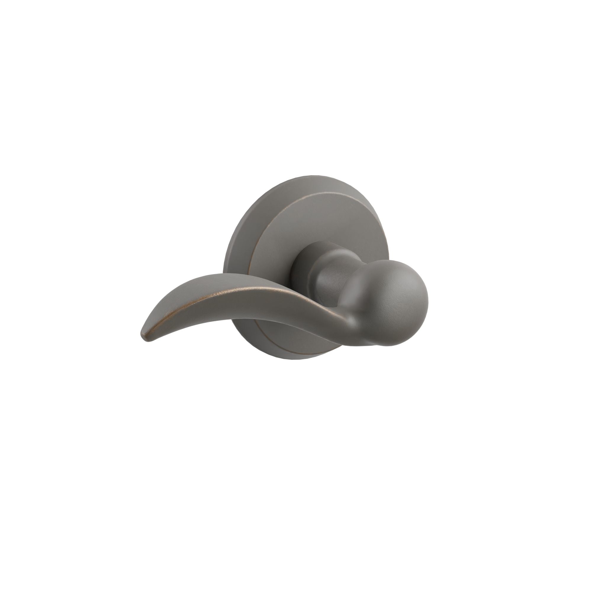 Emtek Durango Lever Set with Sandcast Bronze #2 Rosette