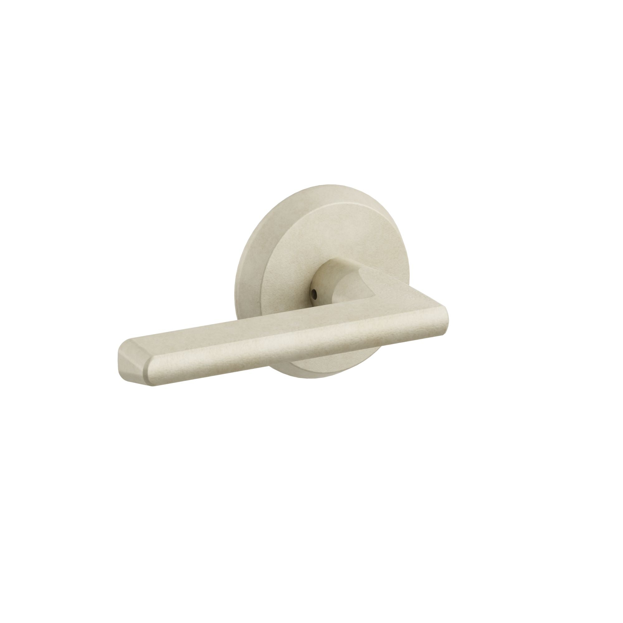 Emtek Lariat Lever Set with Sandcast Bronze #2 Rosette