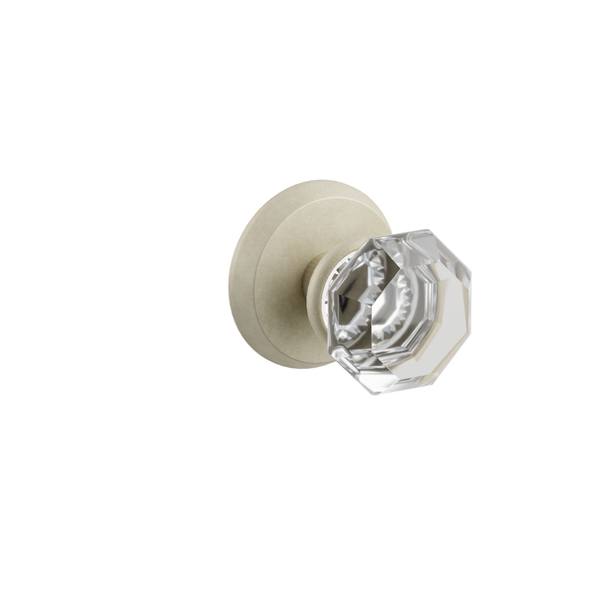 Emtek Concealed Fastener Old Town Knob Set with Sandcast Bronze #2 Rosette