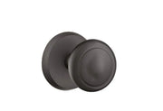 Emtek Concealed Fastener Butte Knob Set with Sandcast Bronze #2 Rosette