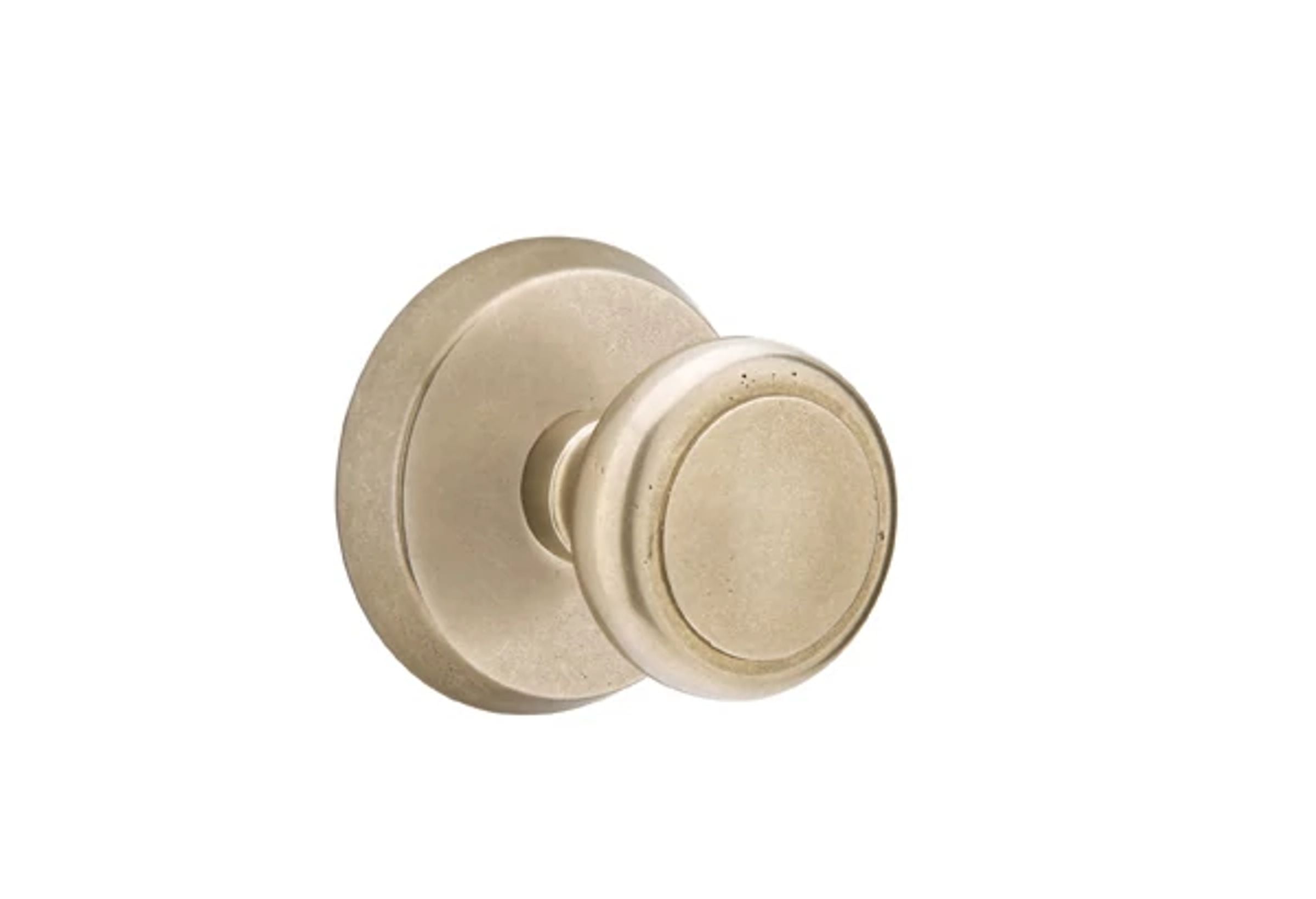 Emtek Butte Knob Set with Sandcast Bronze #2 Rosette