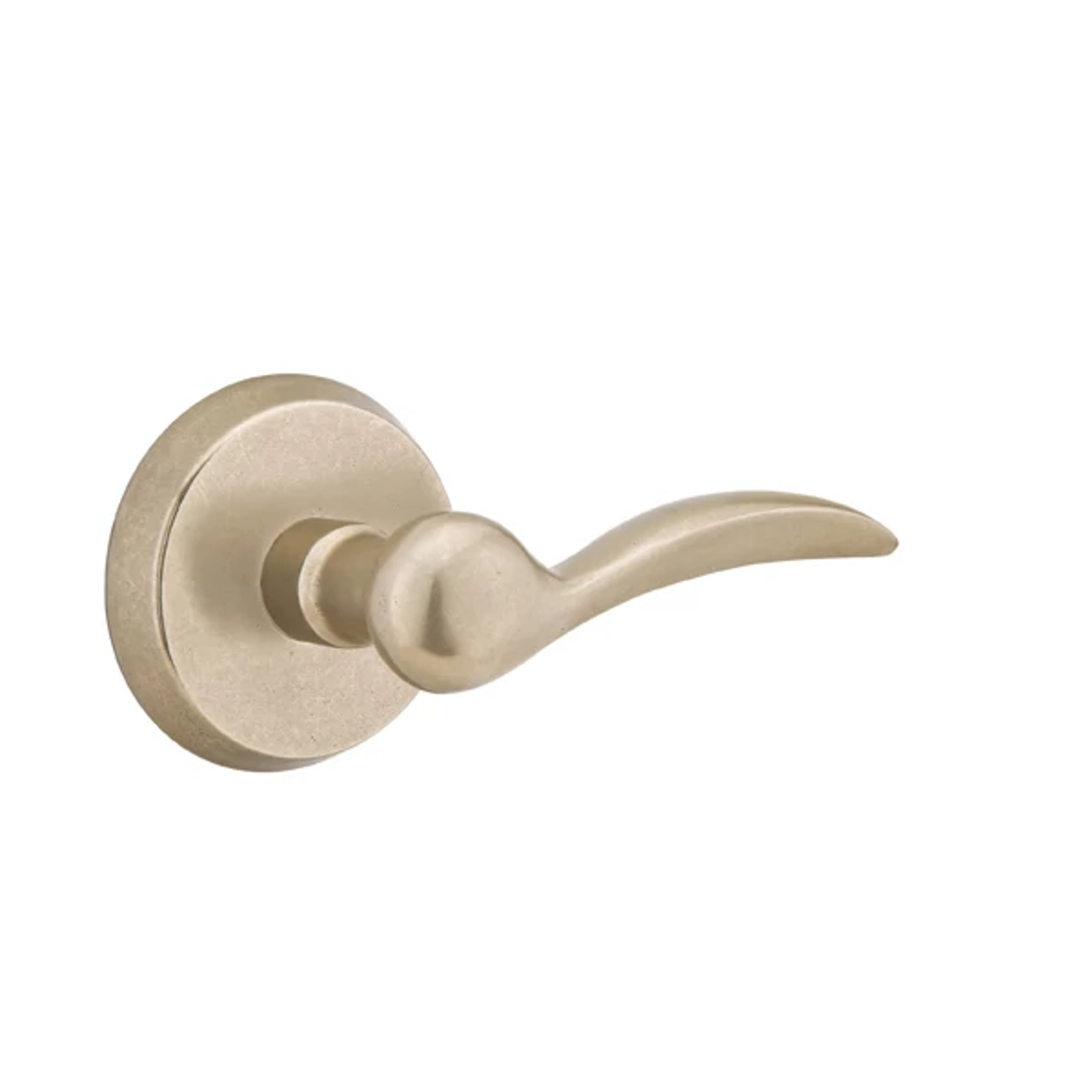 Emtek Concealed Fastener Durango Lever Set with Sandcast Bronze #2 Rosette