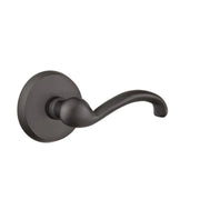 Emtek Teton Lver Set with Sandcast Bronze #2 Rosette