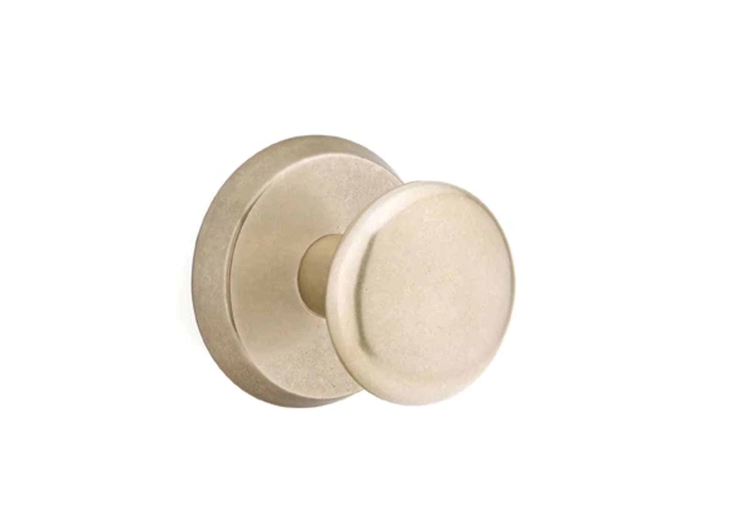 Emtek Winchester Knob Set with Sandcast Bronze #2 Rosette