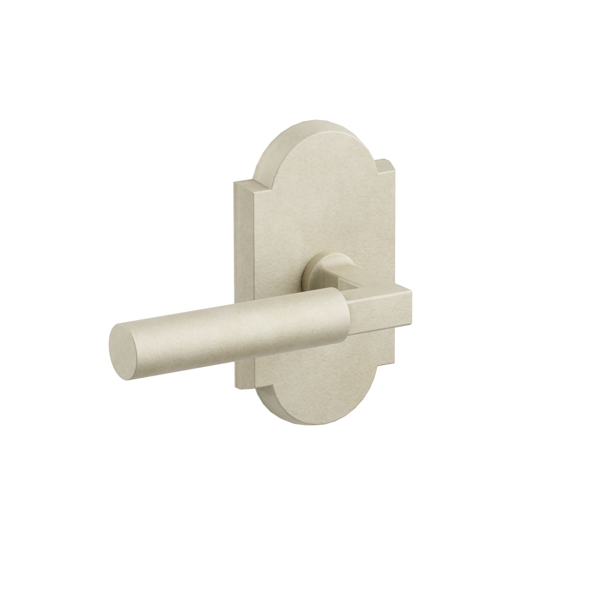 Emtek Concealed Fastener Bryce Lever Set with Sandcast Bronze #1 Rosette