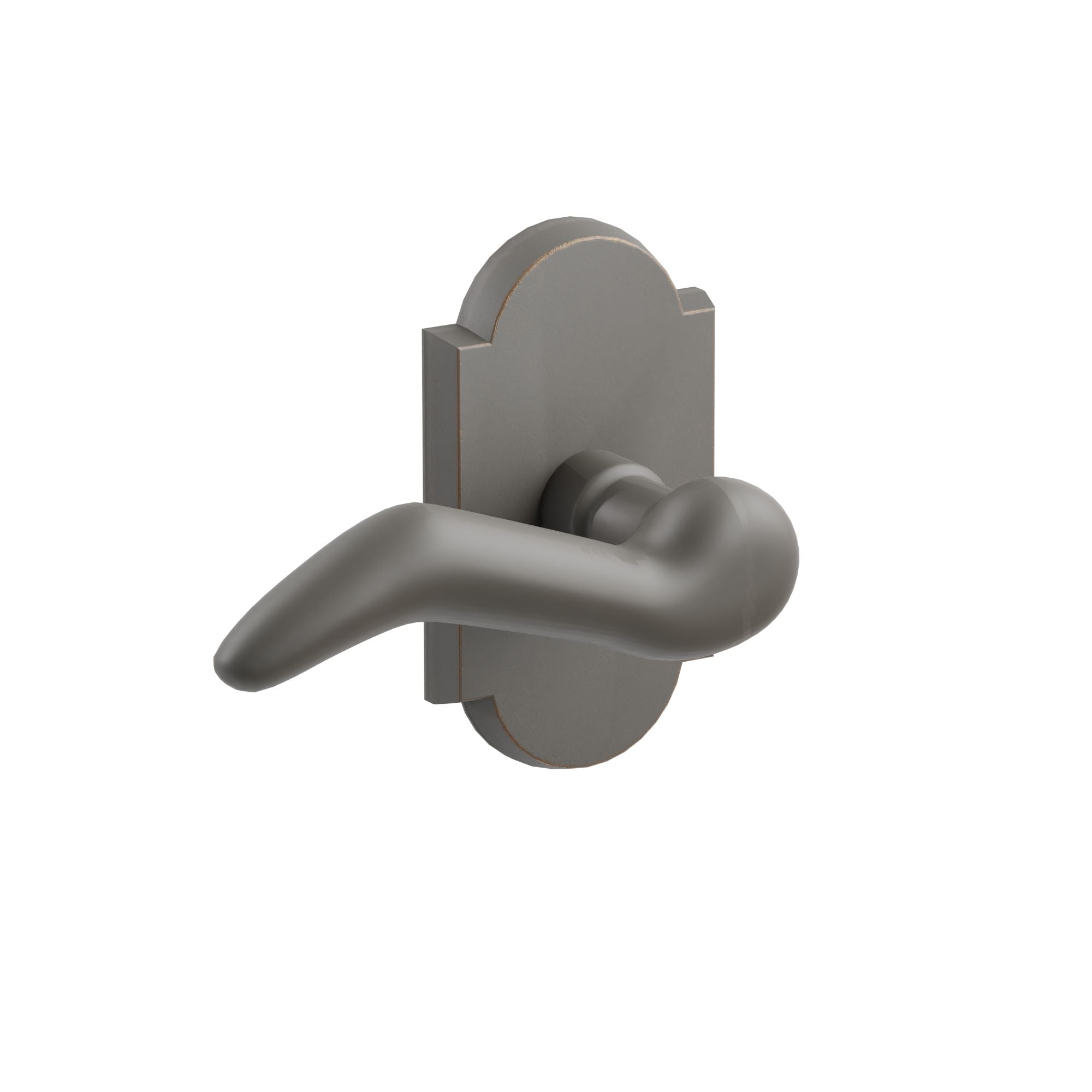 Emtek Cody Lever Set with Sandcast Bronze #1 Rosette