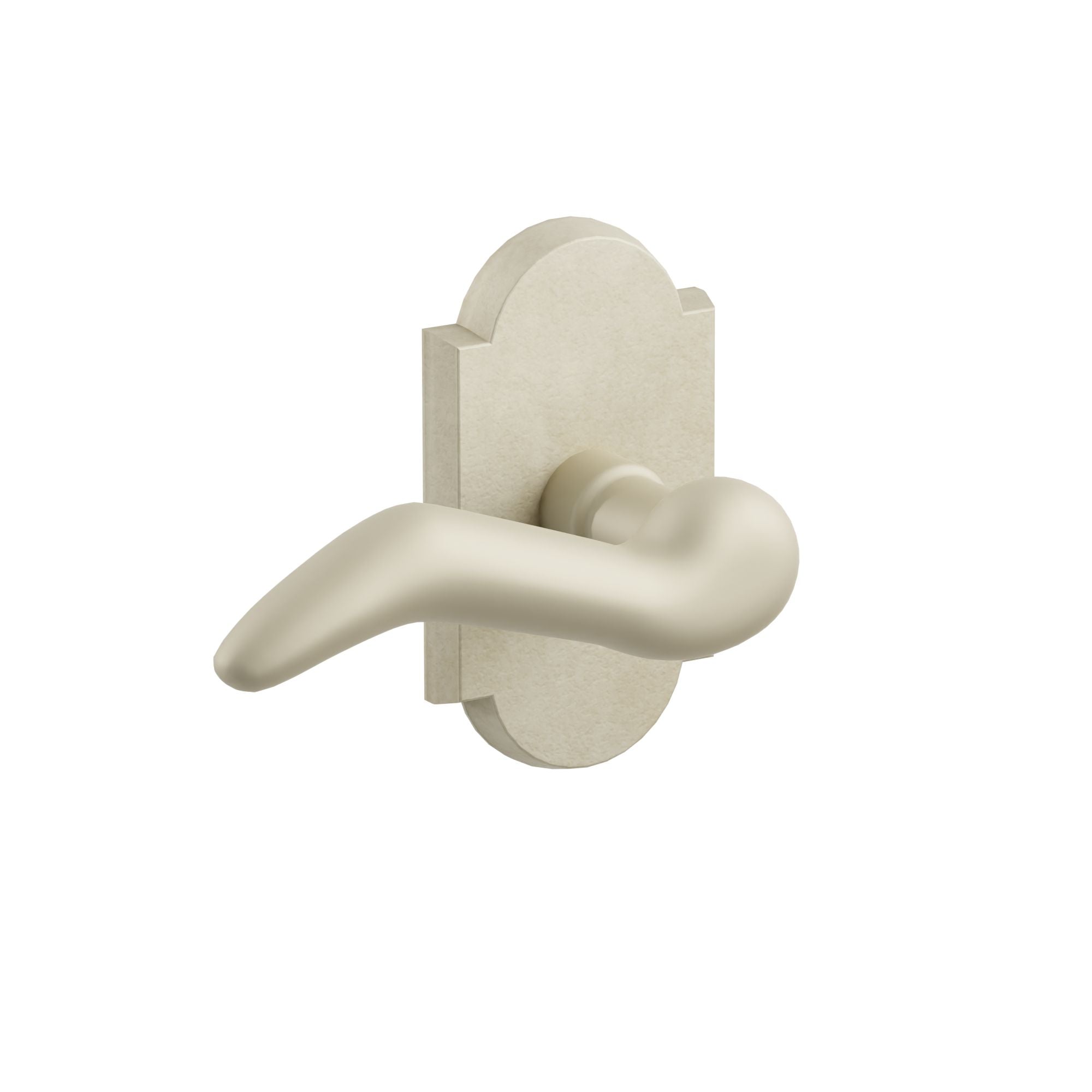 Emtek Concealed Fastener Cody Lever Set with Sandcast Bronze #1 Rosette