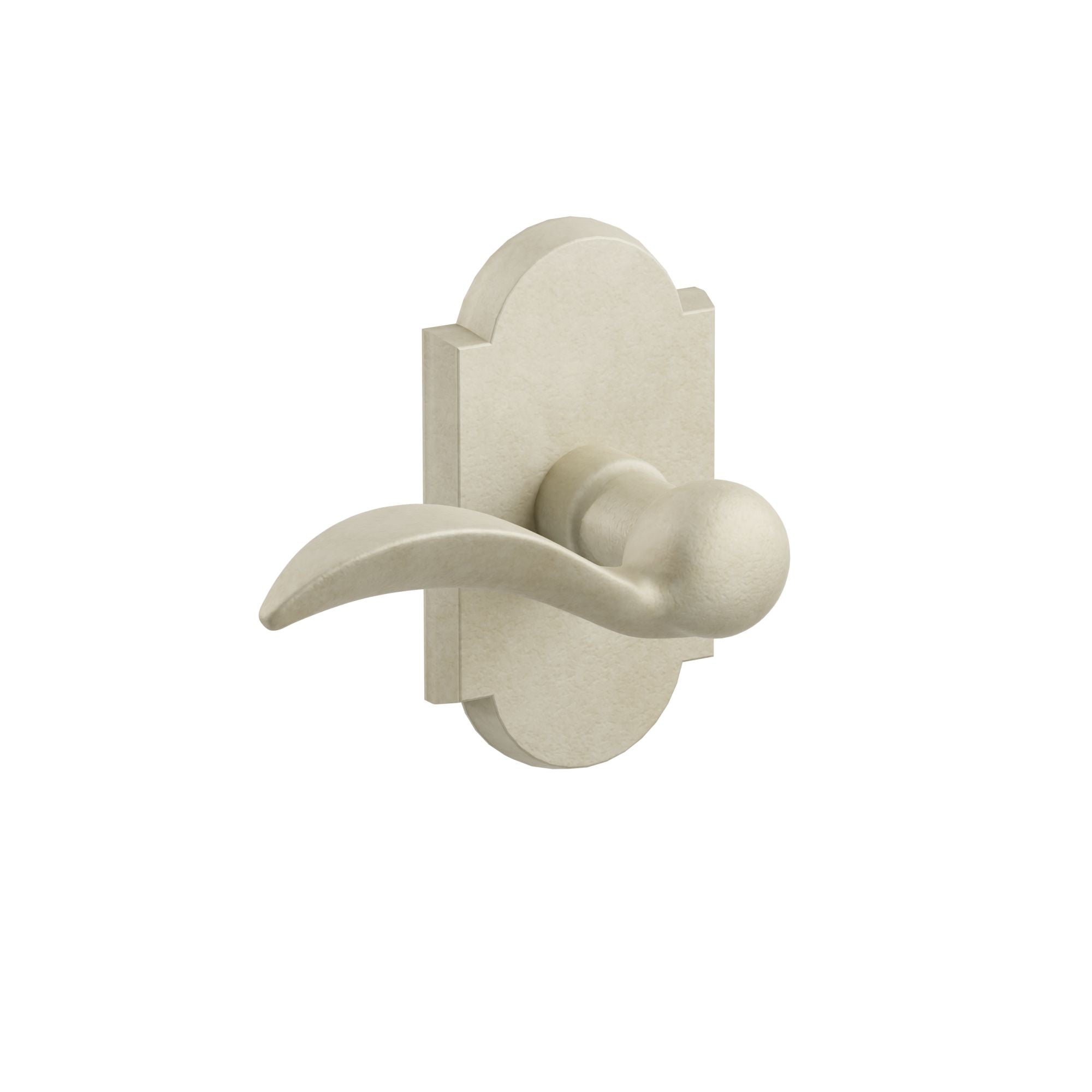 Emtek Durango Lever Set with Sandcast Bronze #1 Rosette