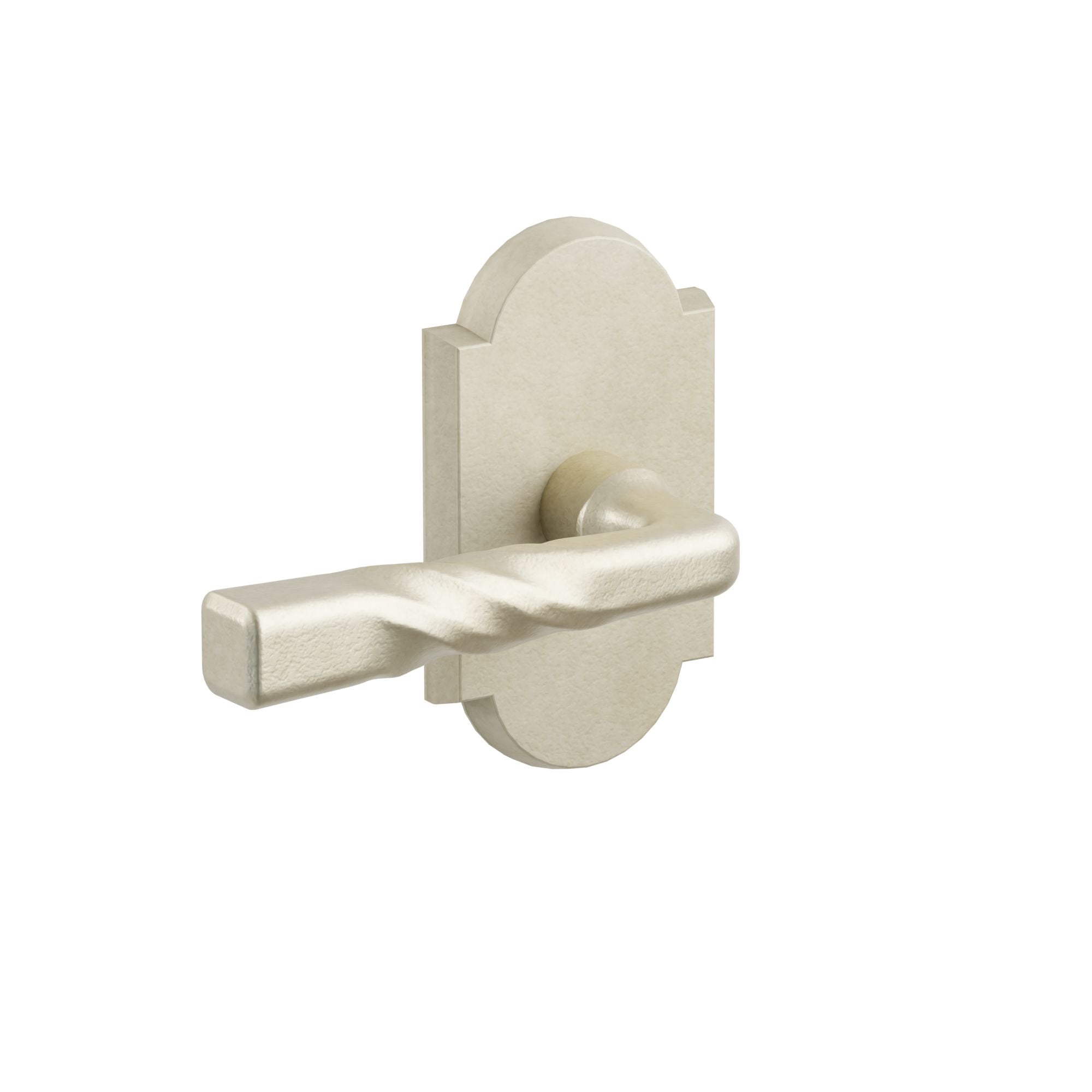 Emtek Montrose Lever Set with Sandcast Bronze #1 Rosette