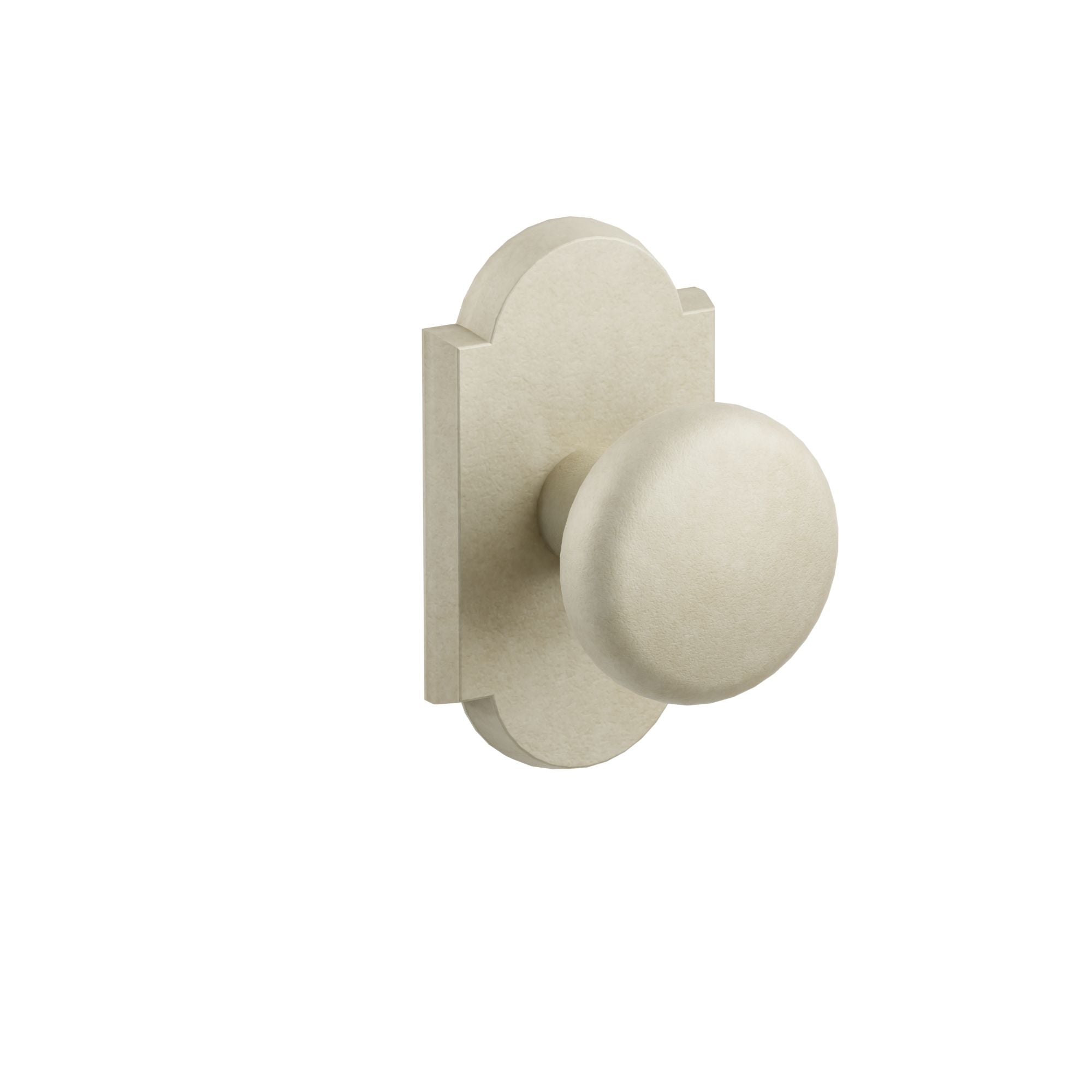 Emtek Concealed Fastener Winchester Knob Set with Sandcast Bronze #1 Rosette