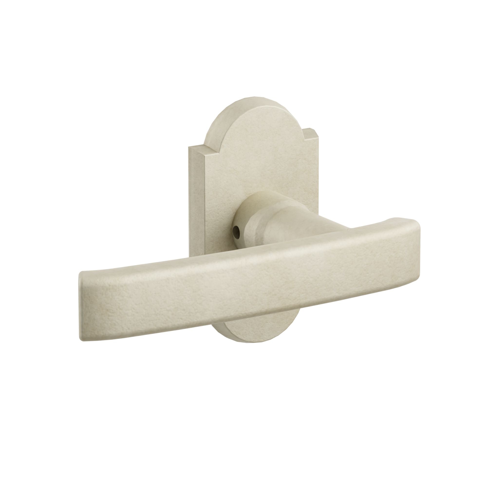 Emtek Concealed Fastener Yuma Lever Set with Sandcast Bronze #1 Rosette