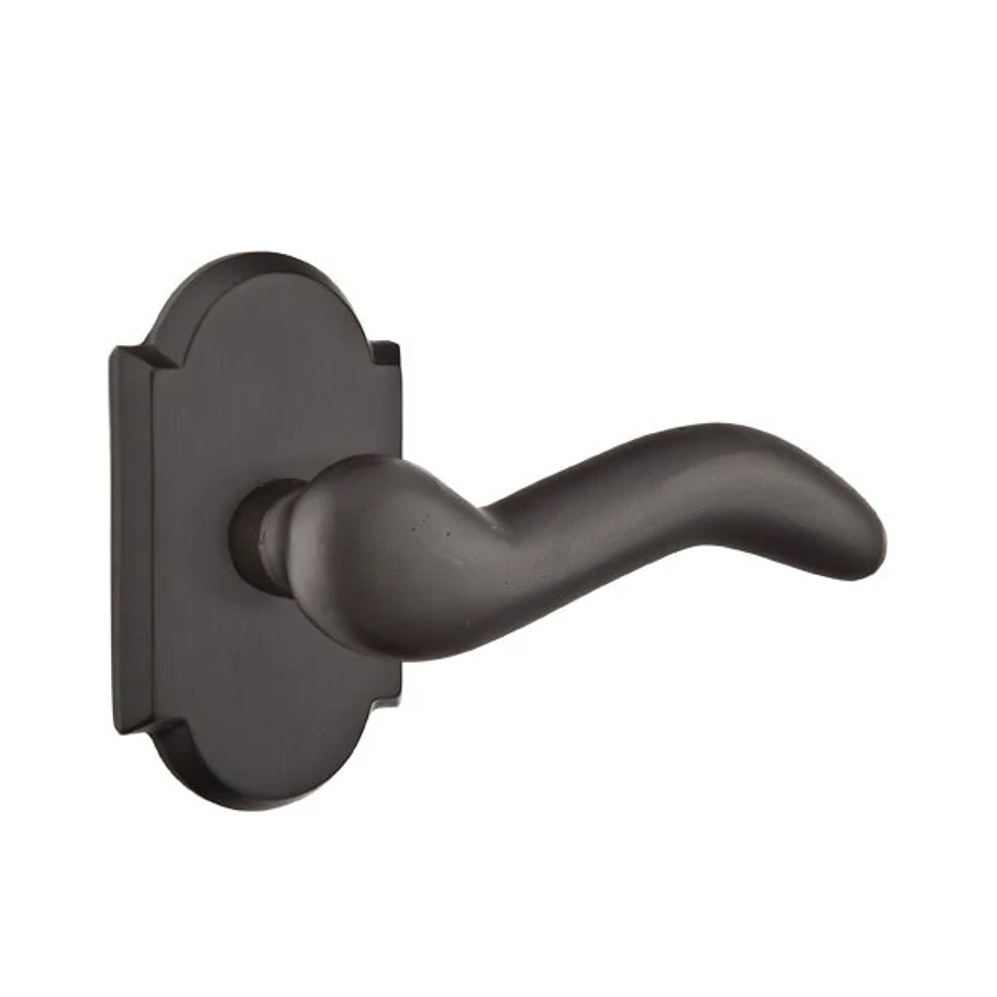 Emtek Cody Lever Set with Sandcast Bronze #1 Rosette