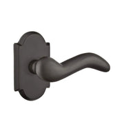 Emtek Concealed Fastener Cody Lever Set with Sandcast Bronze #1 Rosette