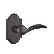 Emtek Concealed Fastener Durango Lever Set with Sandcast Bronze #1 Rosette