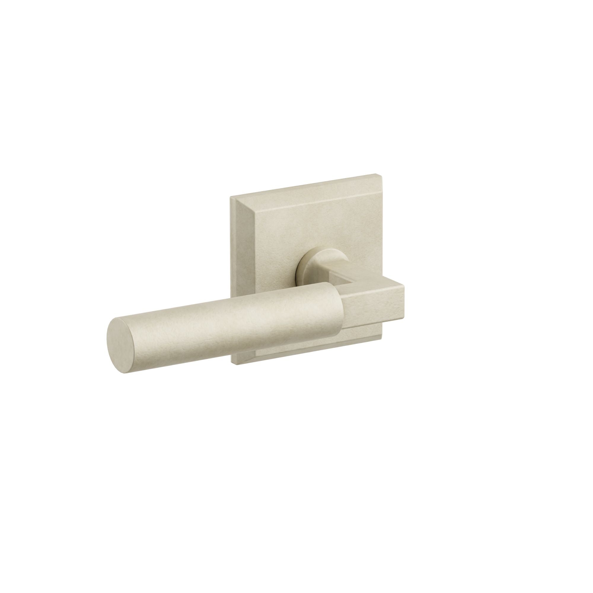 Emtek Aurora Lever Set with Sandcast Bronze #6 Rosette