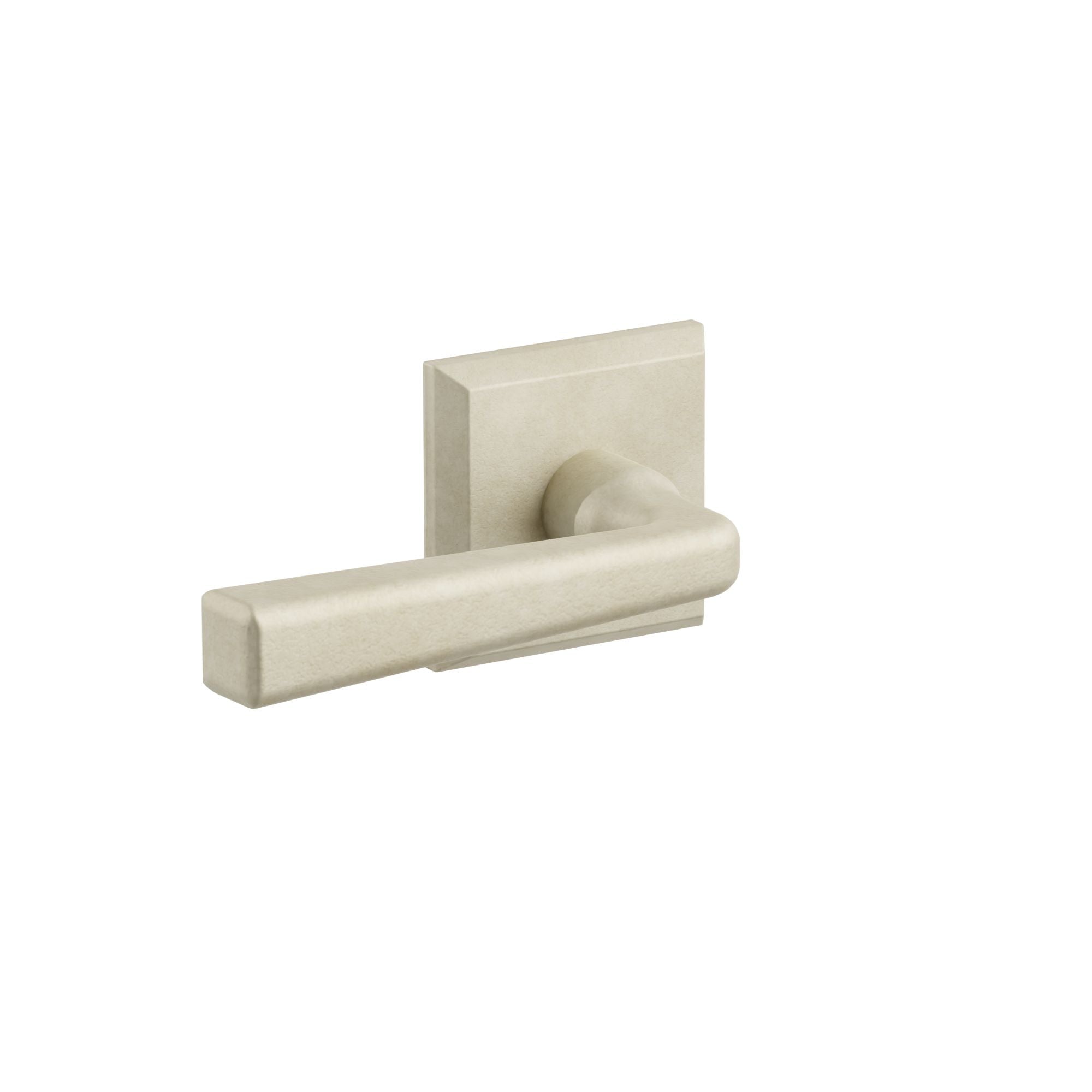 Emtek Cimarron Lever Set with Sandcast Bronze #6 Rosette