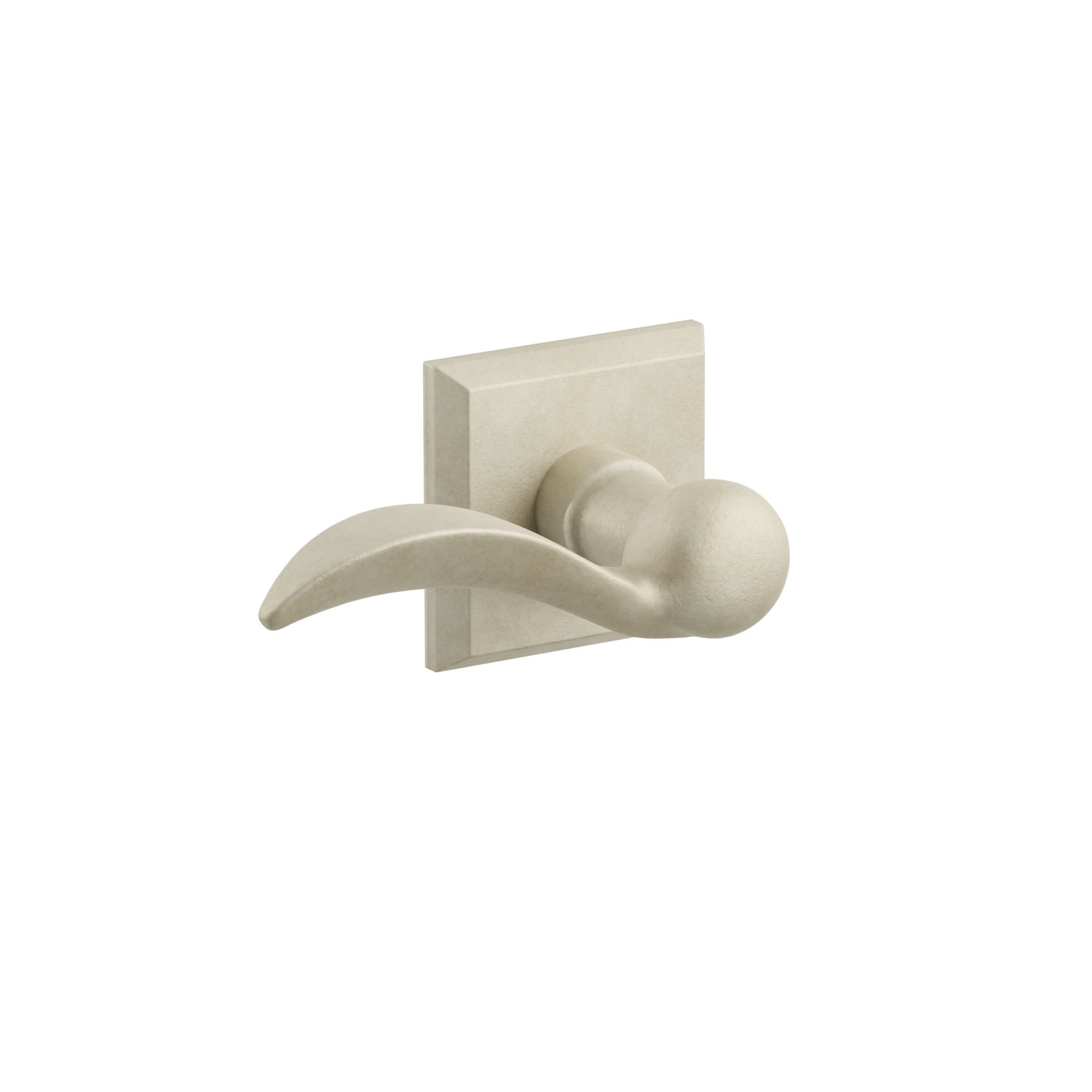 Emtek Durango Lever Set with Sandcast Bronze #6 Rosette