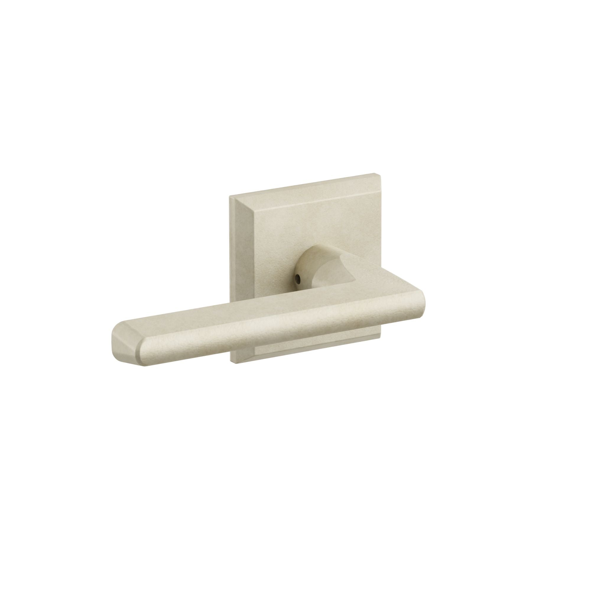 Emtek Lariat Lever Set with Sandcast Bronze #6 Rosette