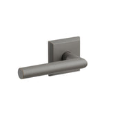 Emtek Concealed Fastener Mariposa Lever Set With Sandcast Bronze #6 Rosette