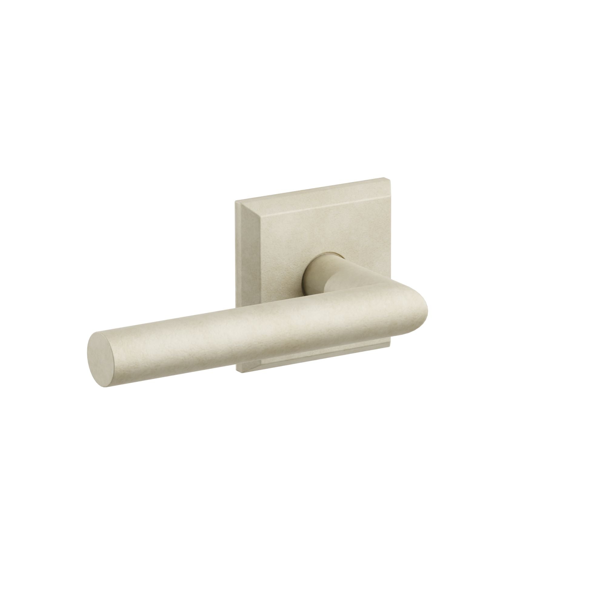 Emtek Concealed Fastener Mariposa Lever Set With Sandcast Bronze #6 Rosette