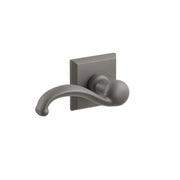 Emtek Mariposa Lever Set with Sandcast Bronze #6 Rosette