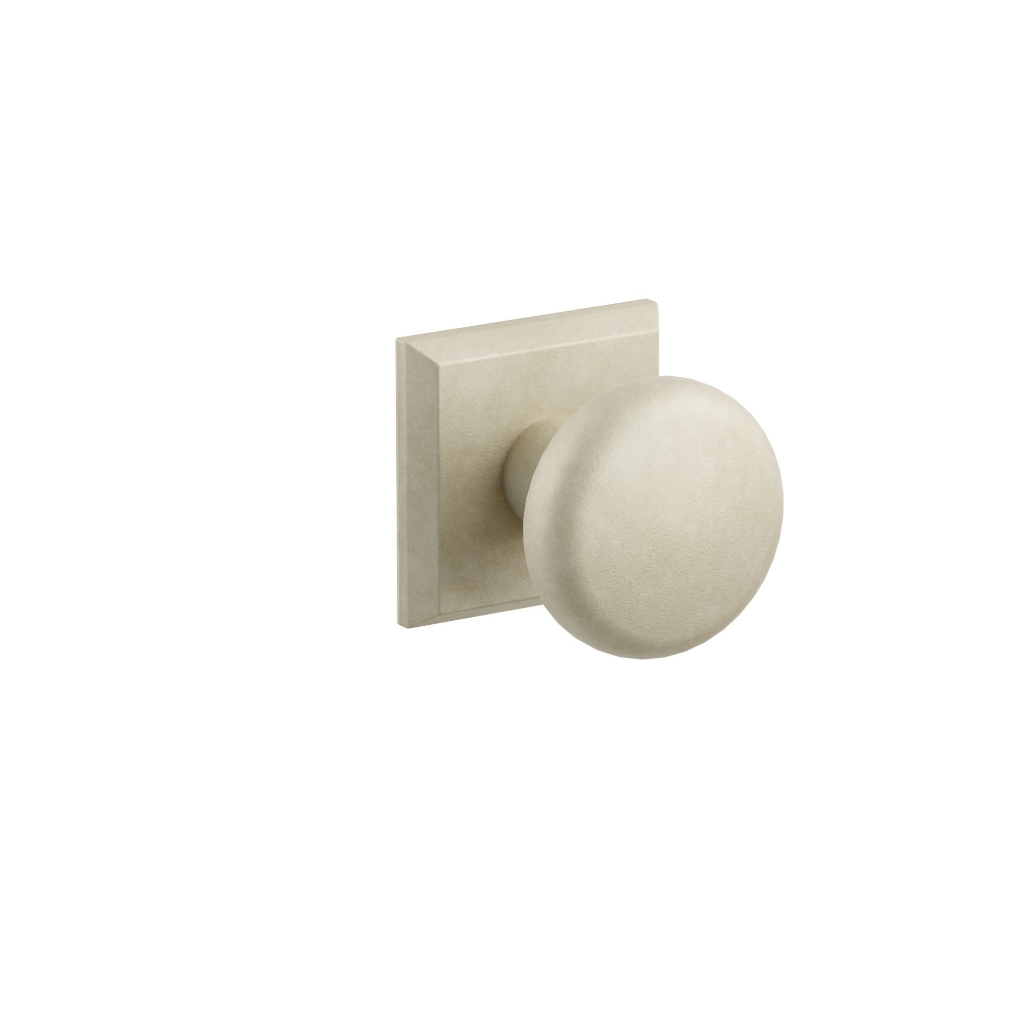 Emtek Concealed Fastener Winchester Knob Set With Sandcast Bronze #6 Rosette