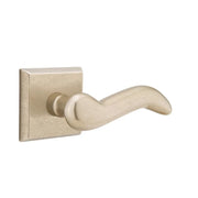 Emtek Cody Lever Set with Sandcast Bronze #6 Rosette