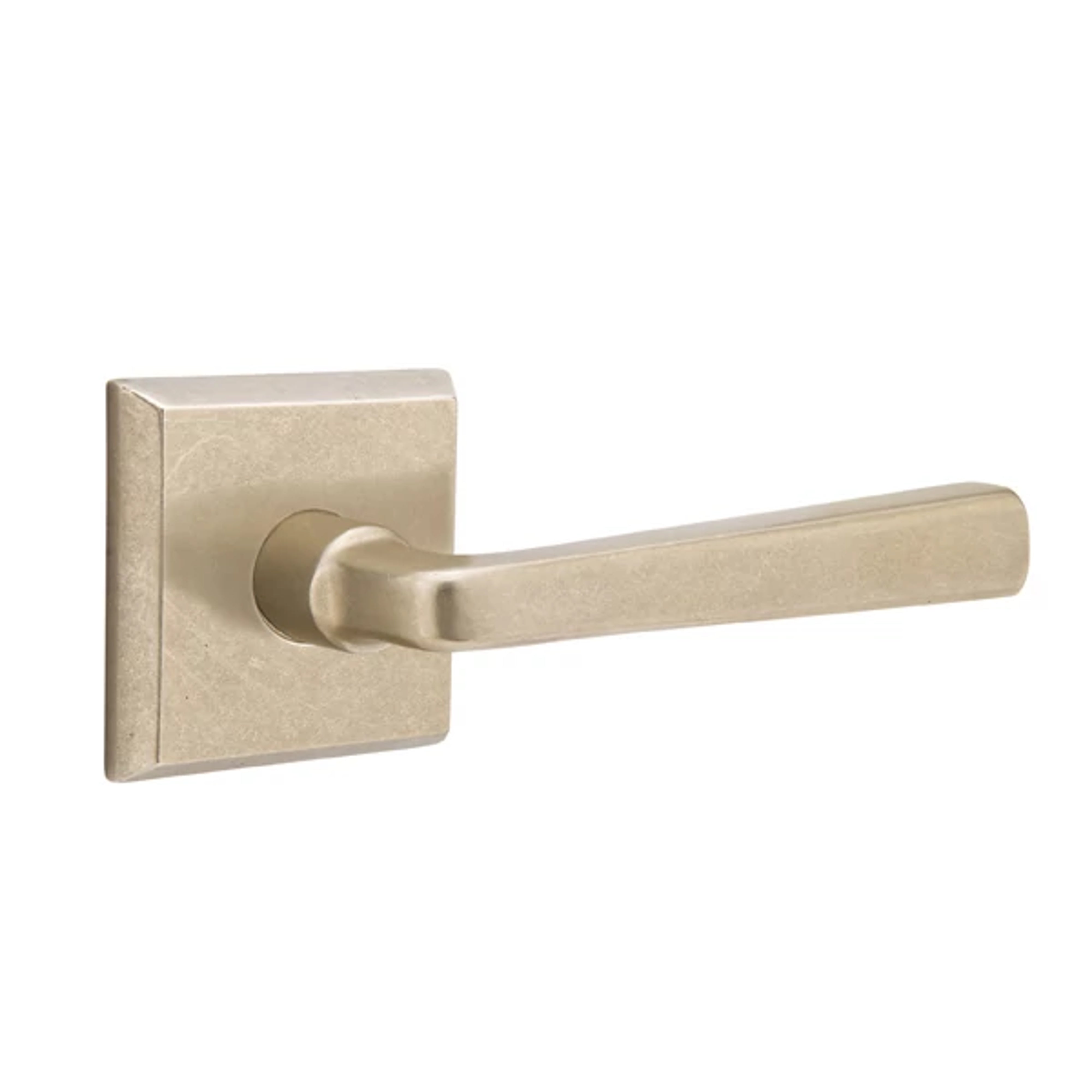 Emtek Cimarron Lever Set with Sandcast Bronze #6 Rosette