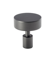 Disc Knob by Lew's Hardware - 1-1/4" - Black Nickel - New York Hardware