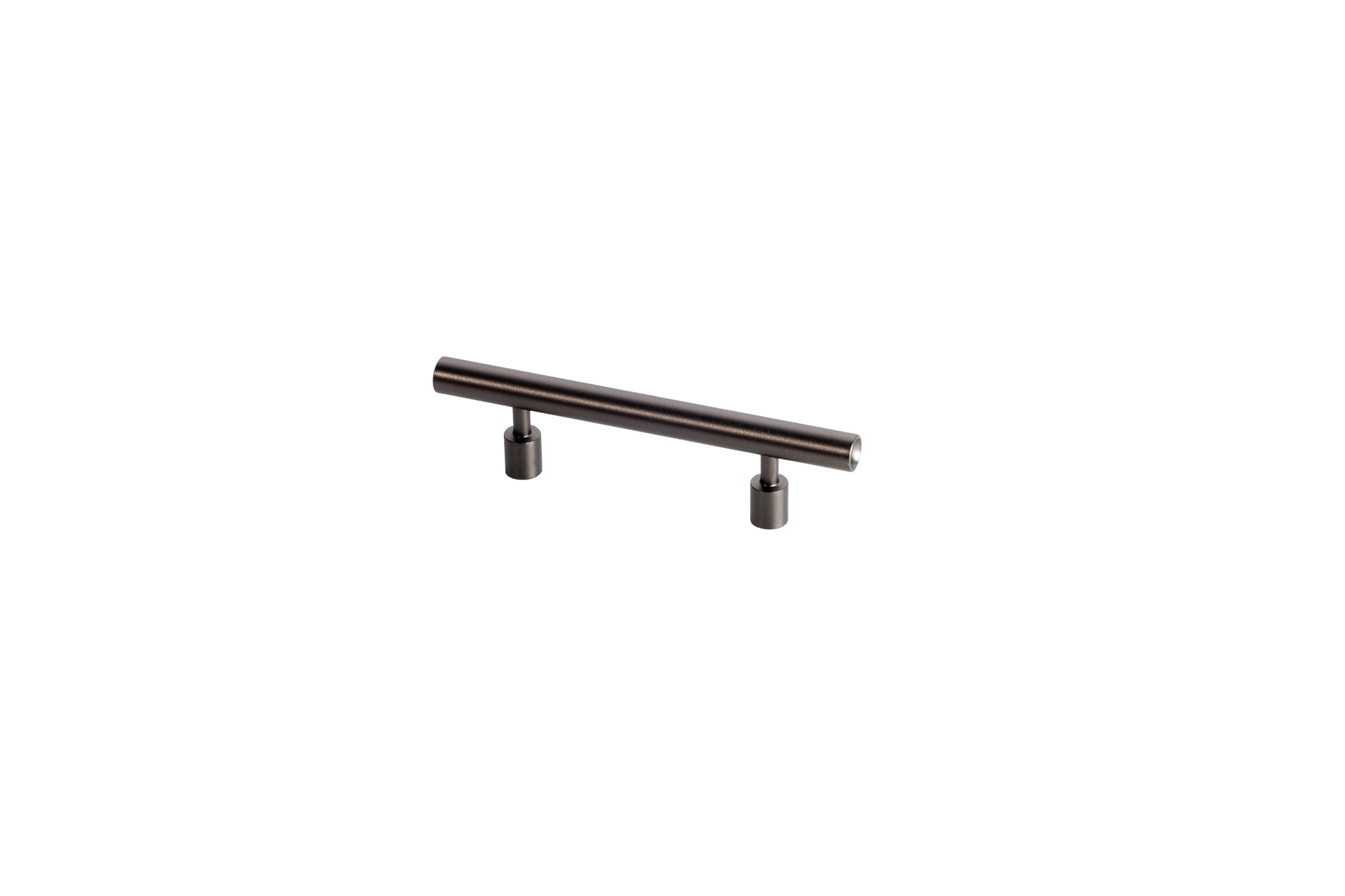 Round Bar Pull by Lew's Hardware - 3" - Black Nickel - New York Hardware