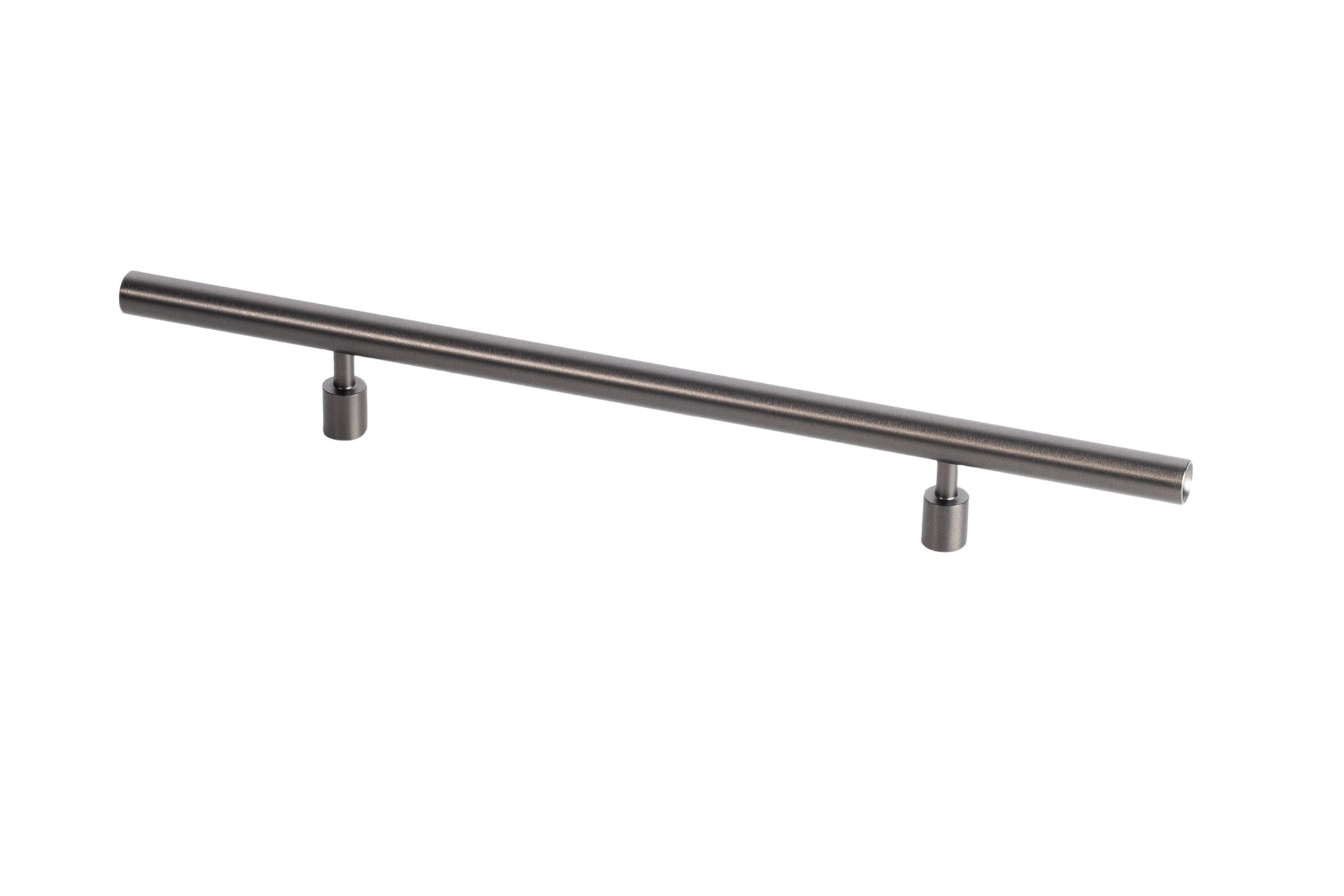 Round Bar Pull by Lew's Hardware - 6" - Black Nickel - New York Hardware