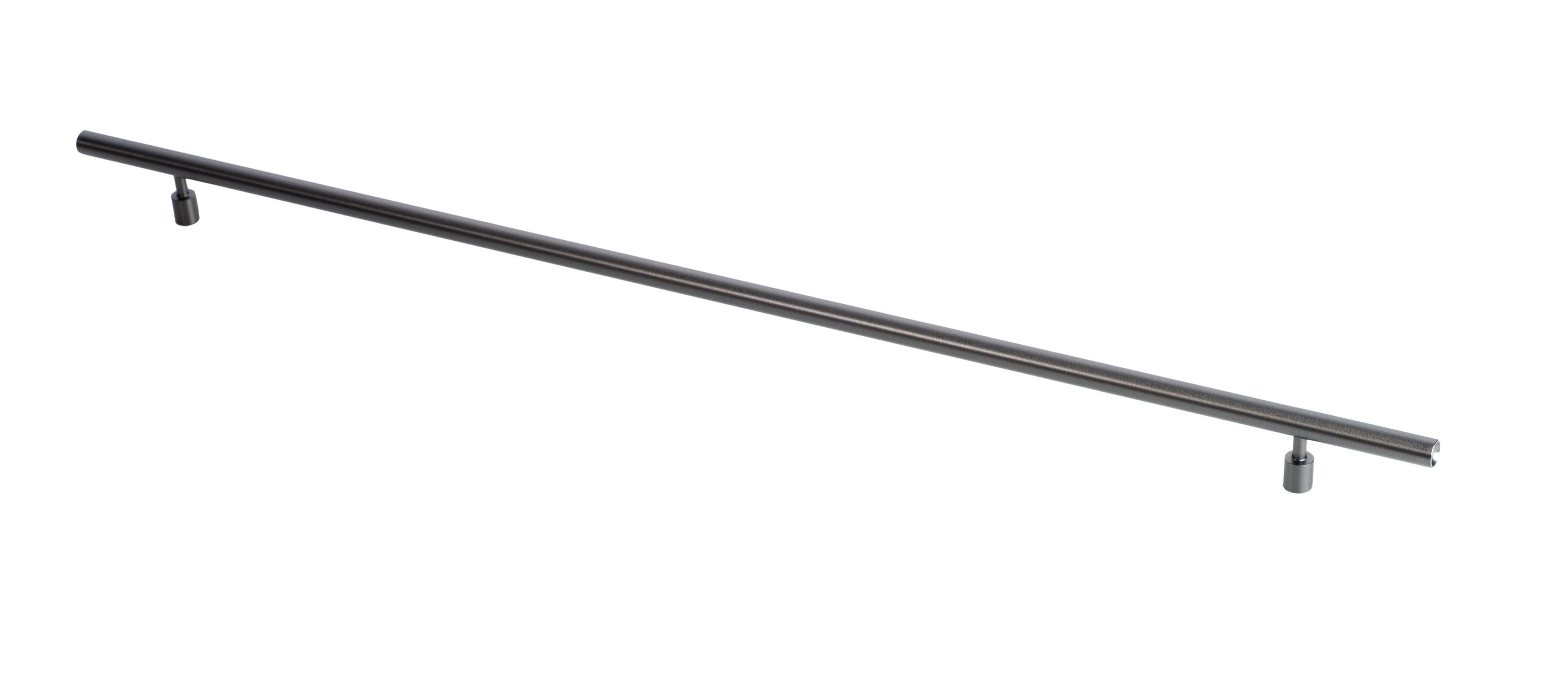Round Bar Pull by Lew's Hardware - 20" - Black Nickel - New York Hardware