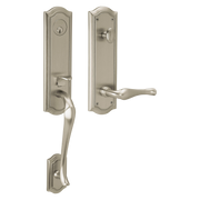 Baldwin Bethpage Single Cylinder Handleset with 5447V Lever