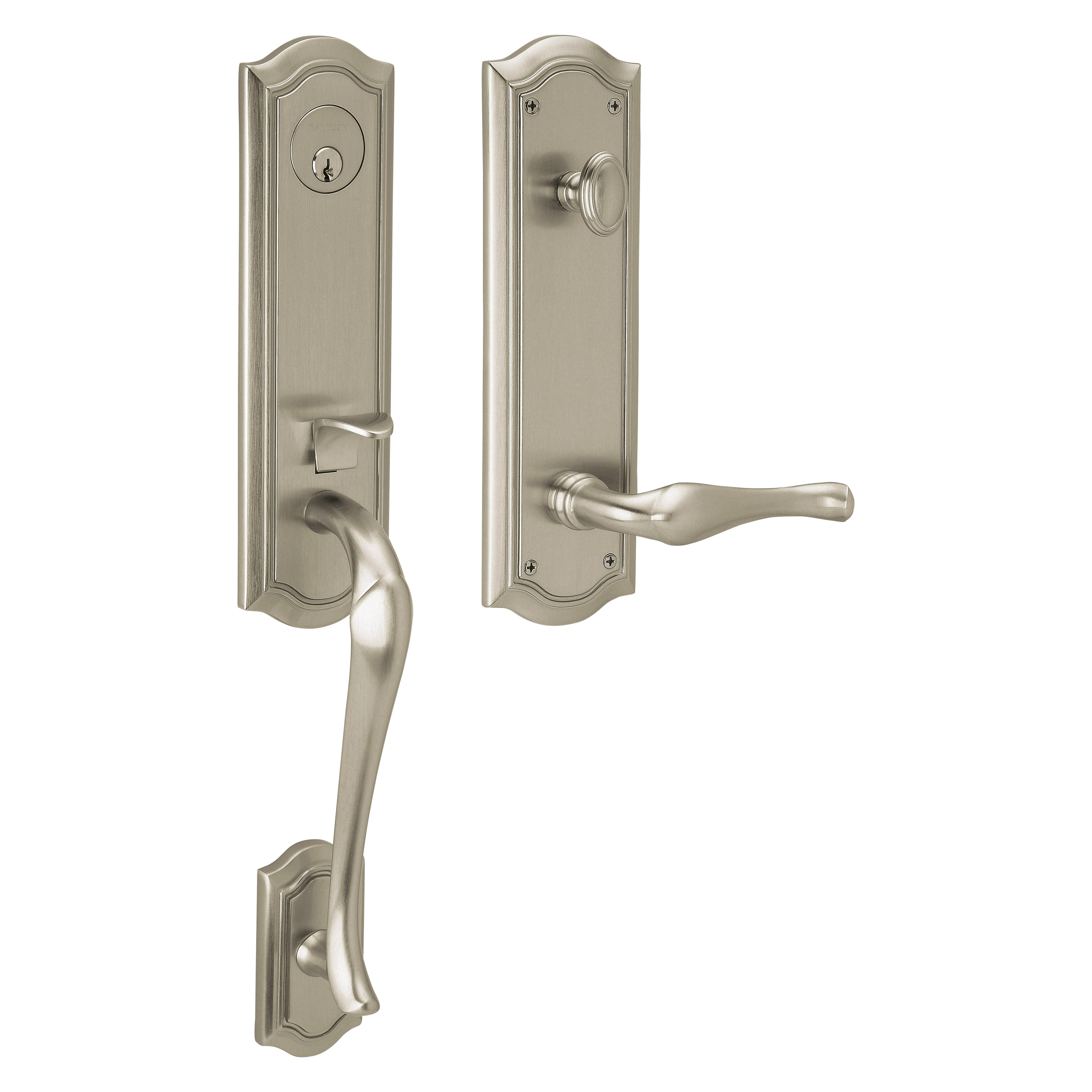 Baldwin Bethpage Single Cylinder Handleset with 5447V Lever