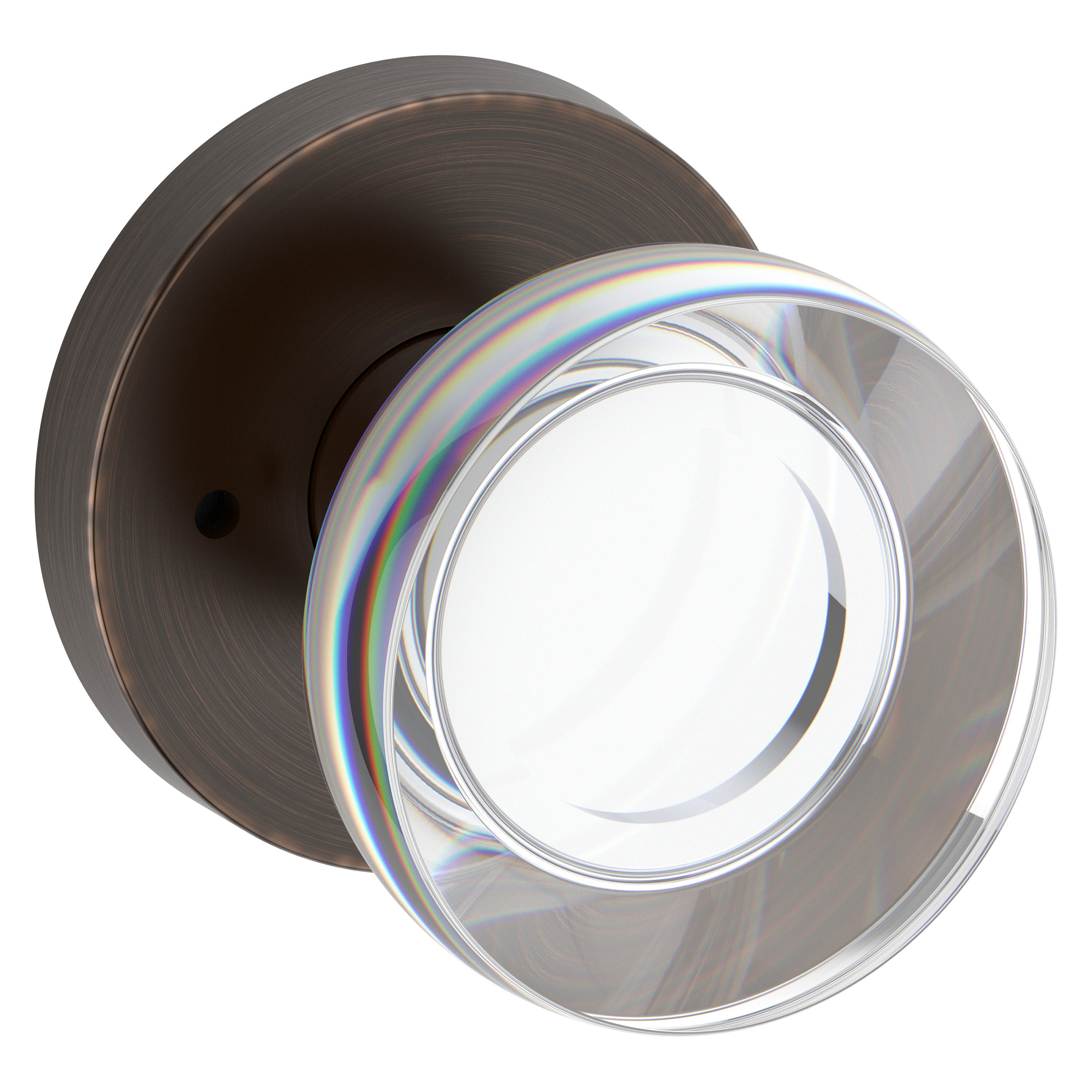 Baldwin Reserve Contemporary Crystal Privacy Knob Set