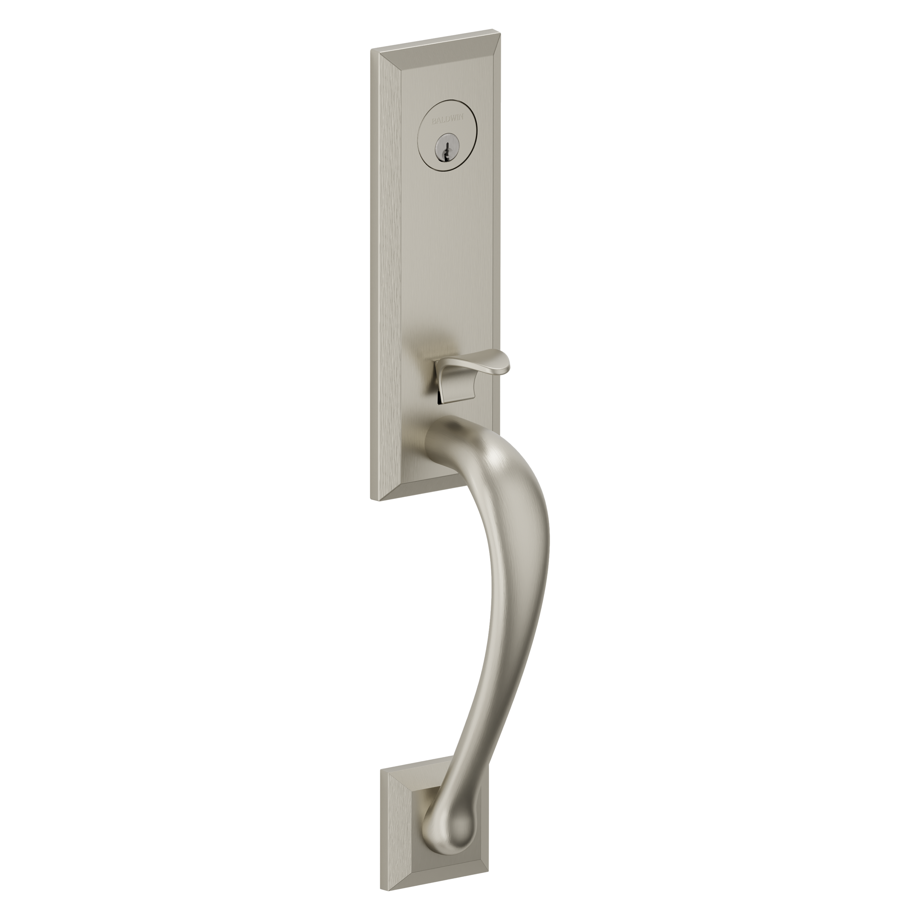 Baldwin Cody Single Cylinder Handleset with 5452V Beavertail Lever
