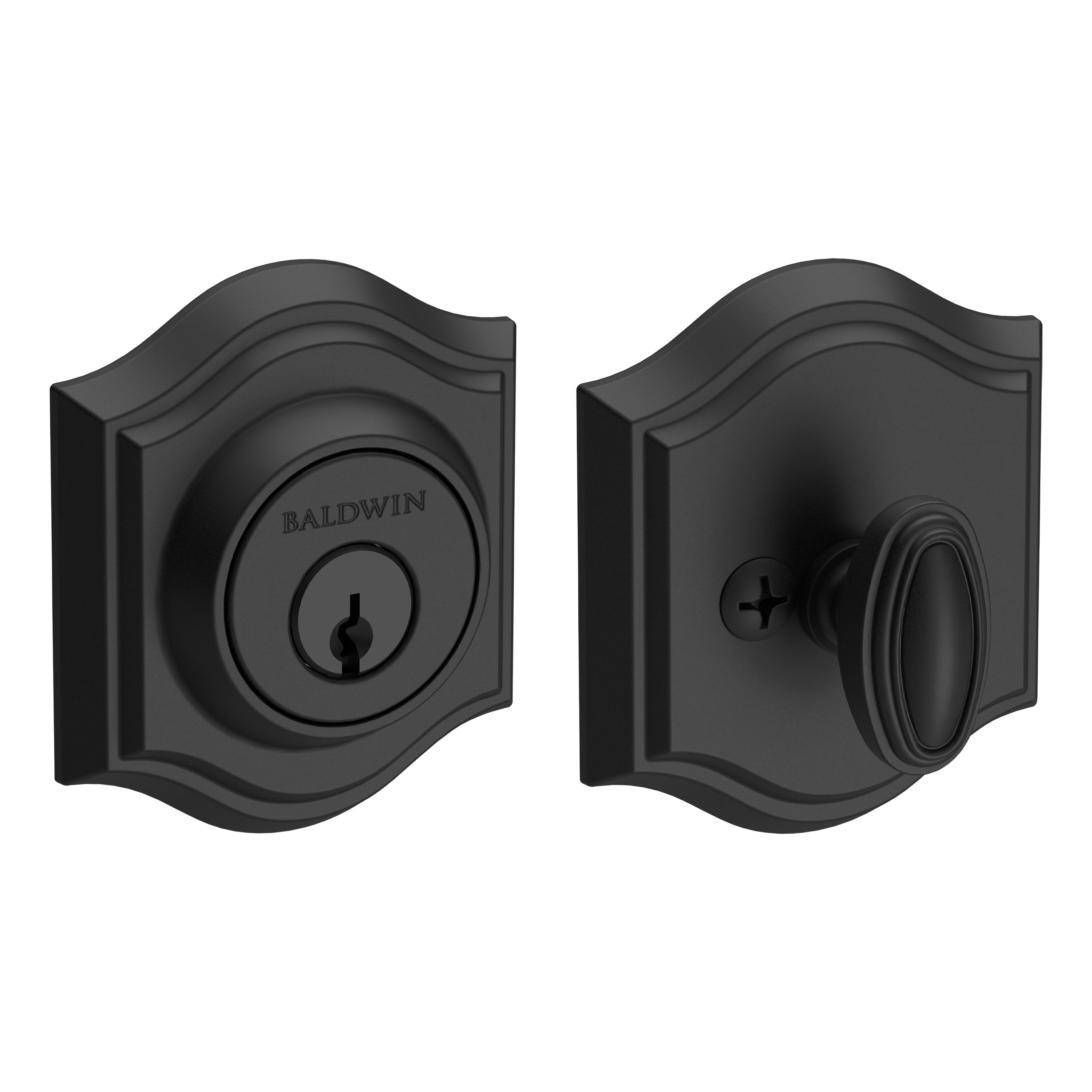 Baldwin Reserve Traditional Arch Single Cylinder Deadbolt
