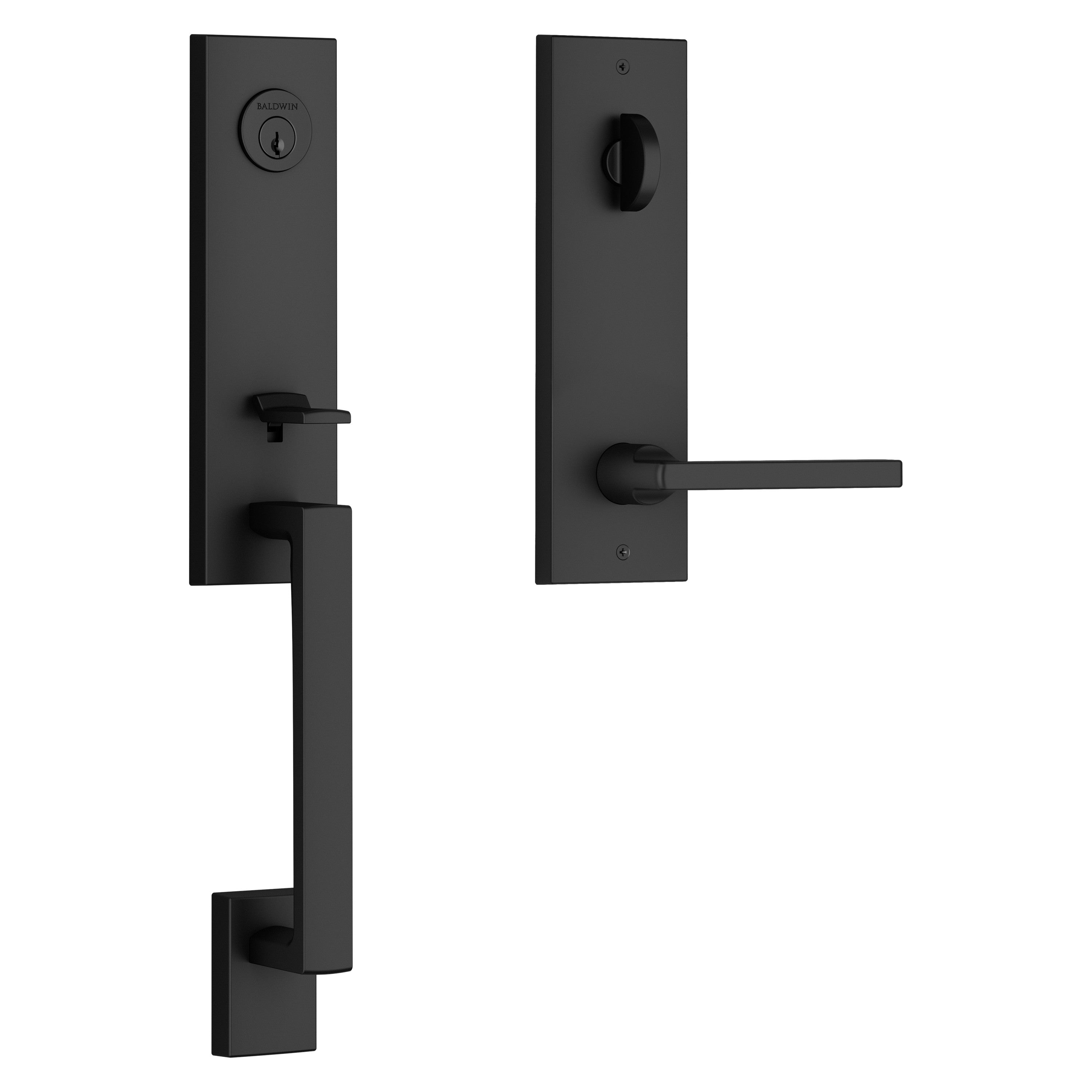 Baldwin Reserve Seattle Handleset With Square Lever
