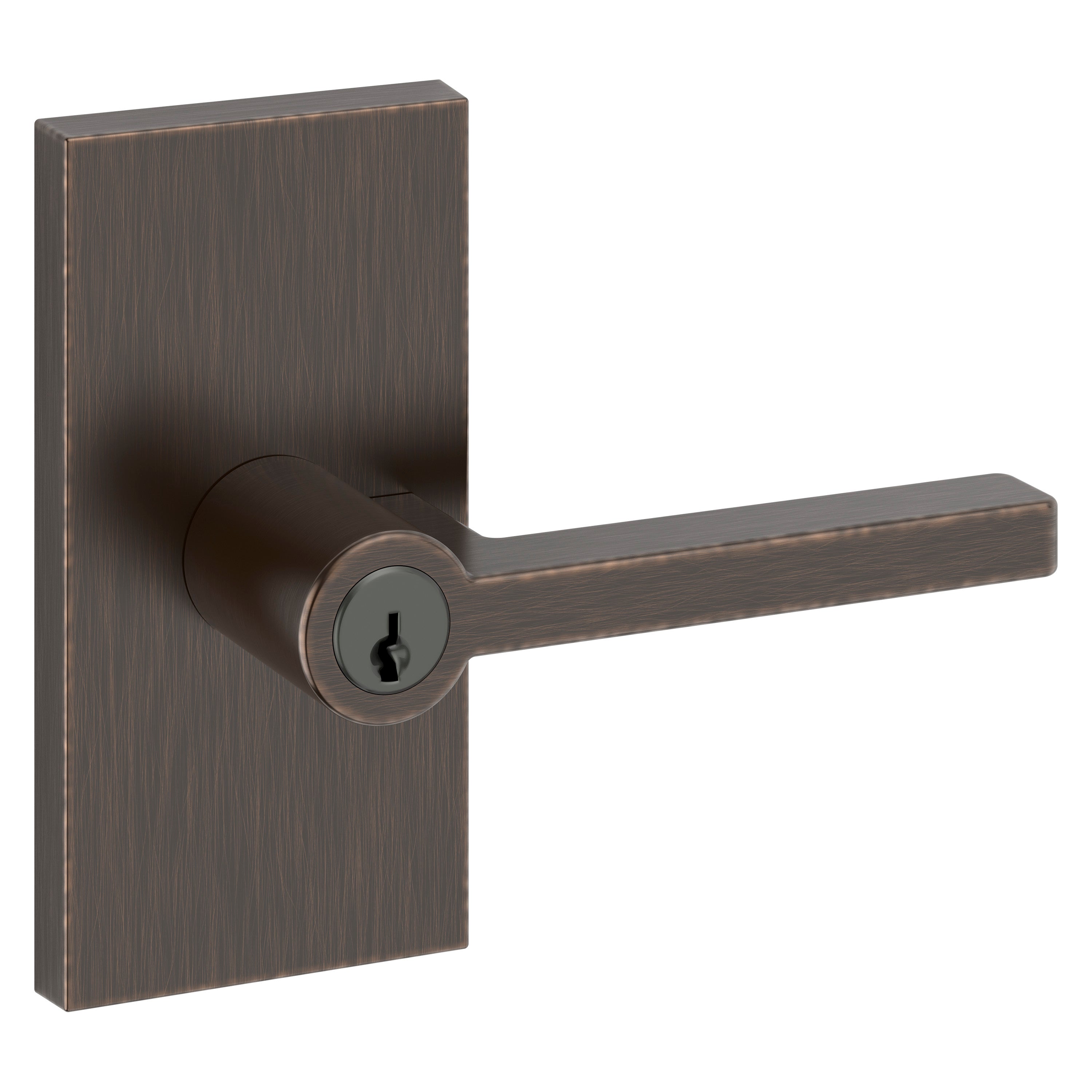 Baldwin Reserve Keyed Square Lever Set