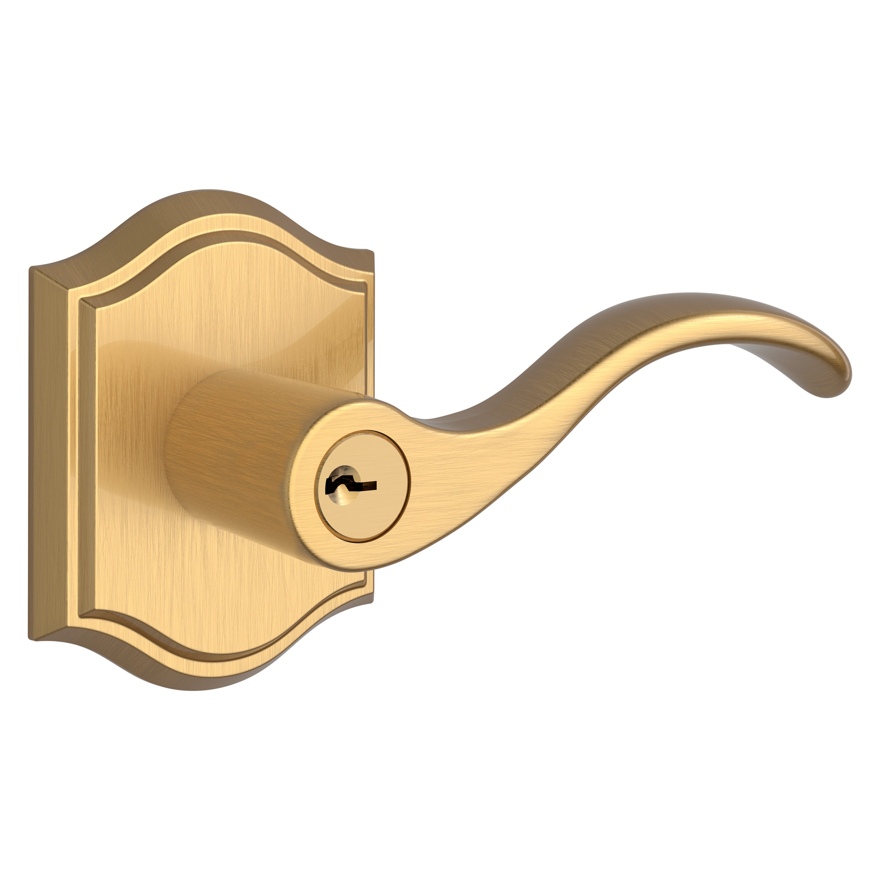 Baldwin Reserve Keyed Curve Lever Set