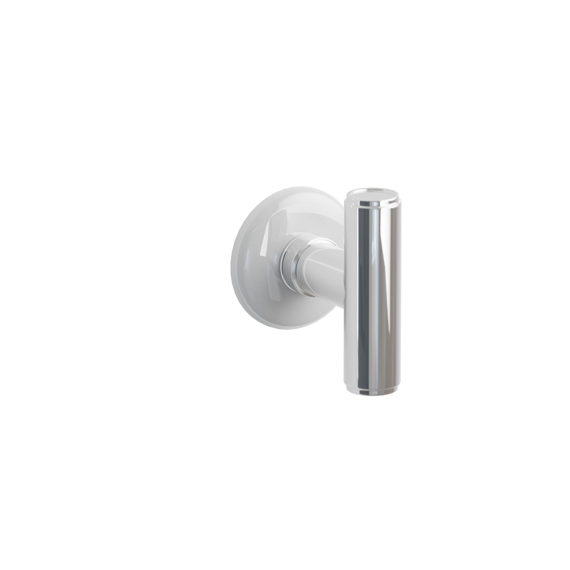 Emtek Ace Knob Set with Ice White Porcelain Rosette