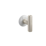 Emtek Ace Knurled Knob Set with Ice White Porcelain Rosette