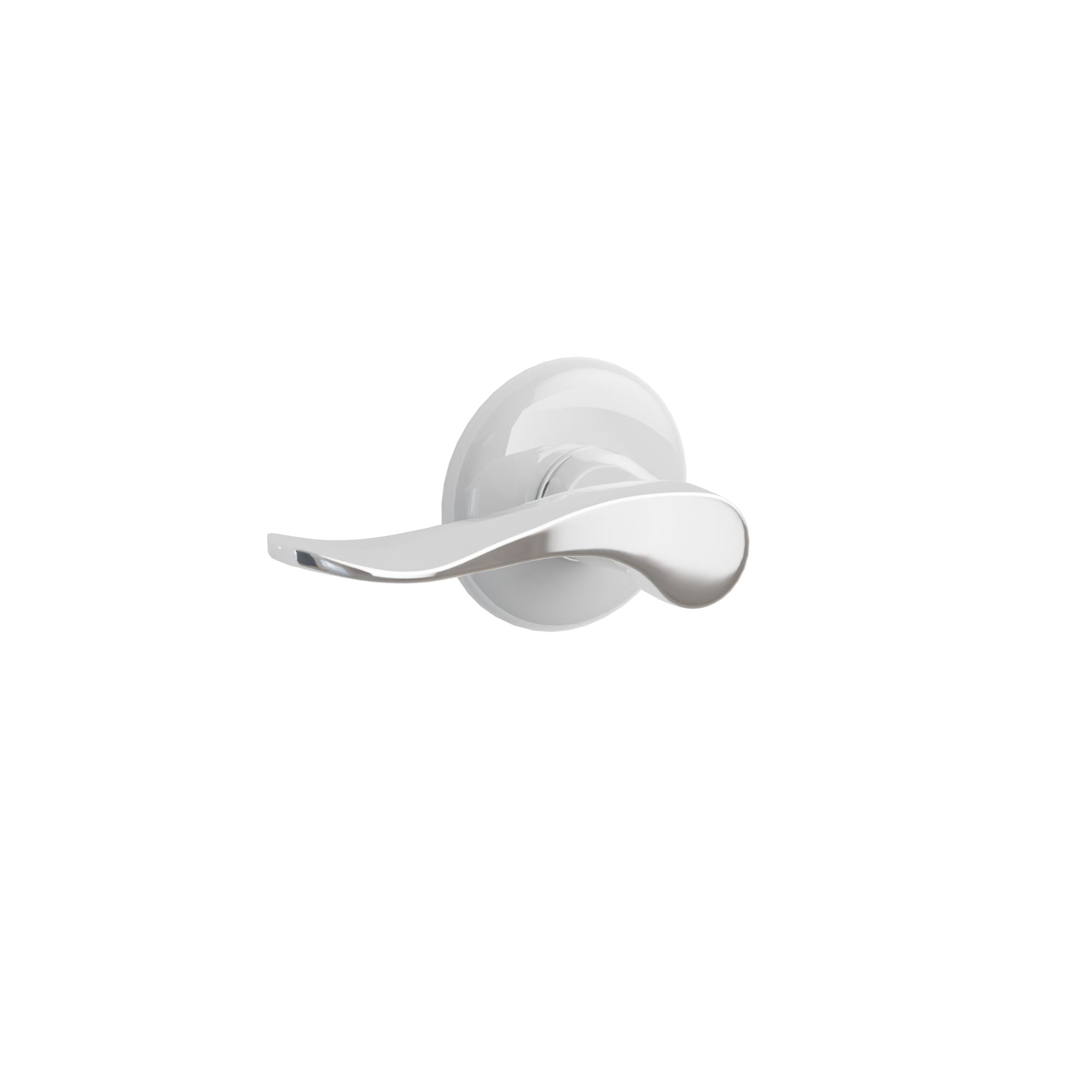 Emtek Hammered Lever Set with Ice White Porcelain Rosette